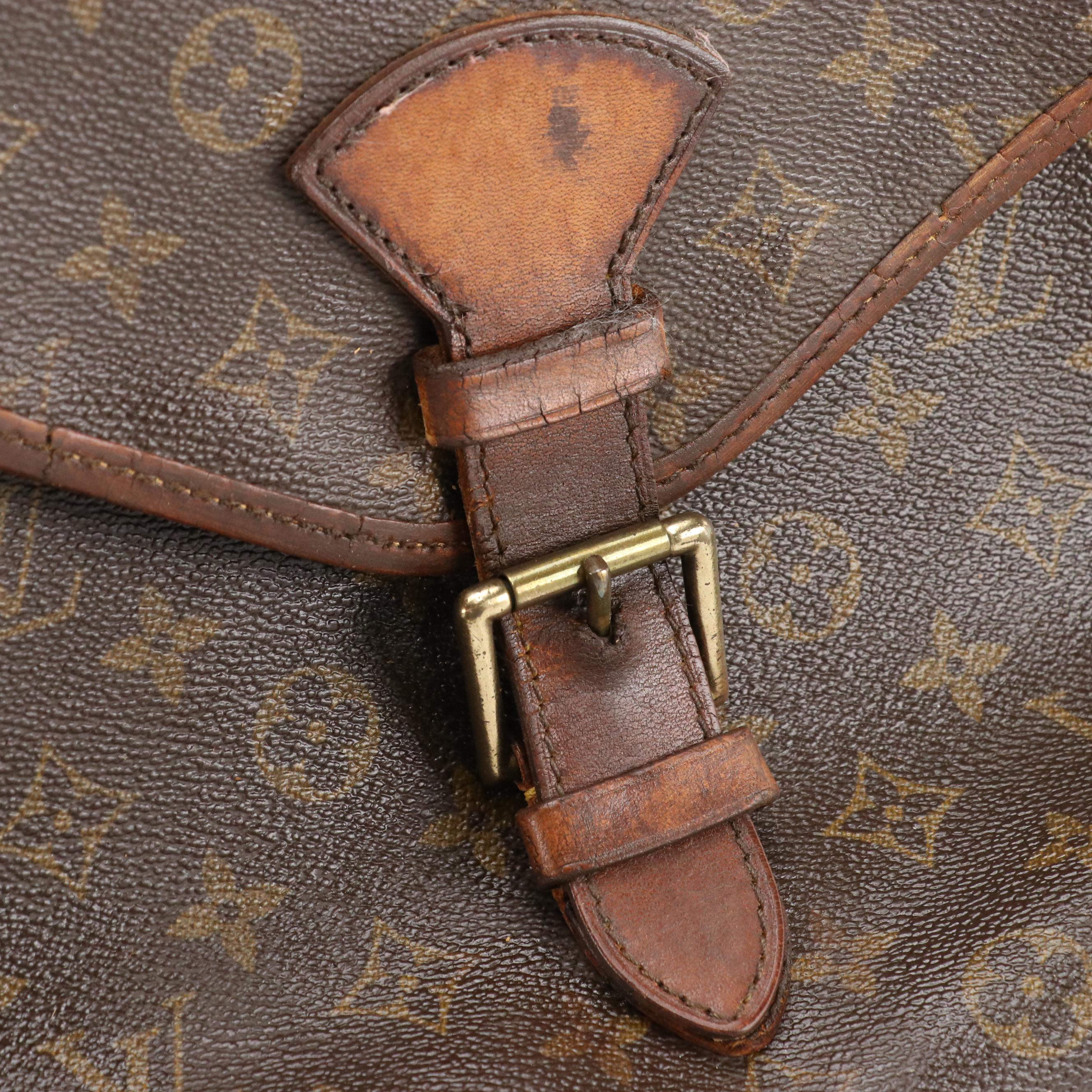 Louis Vuitton Beverly Top Handle Satchel in Monogram Canvas and Leather