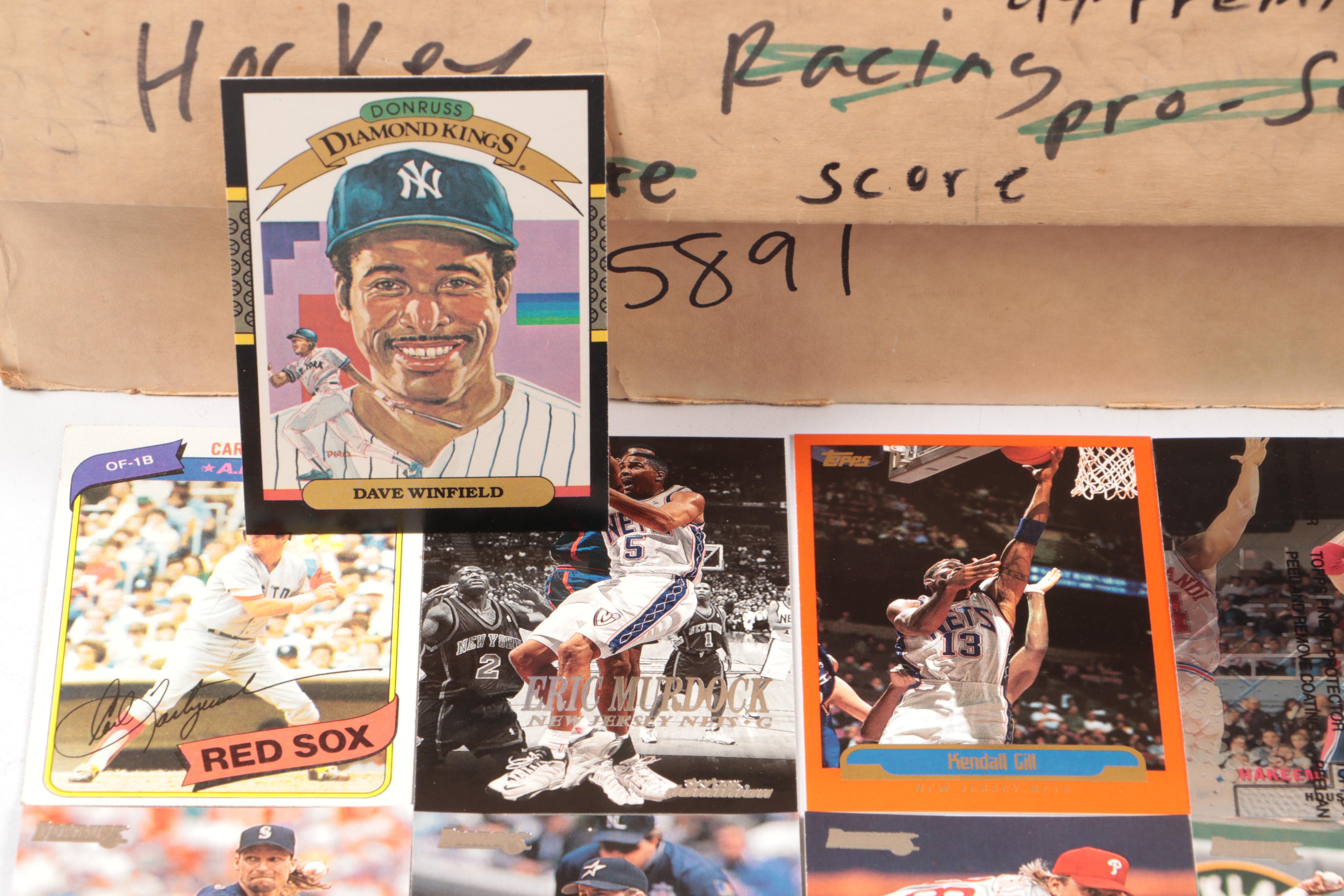 Topps with Other Sports Cards Featuring Reggie Jackson and More, 1980s-2010s