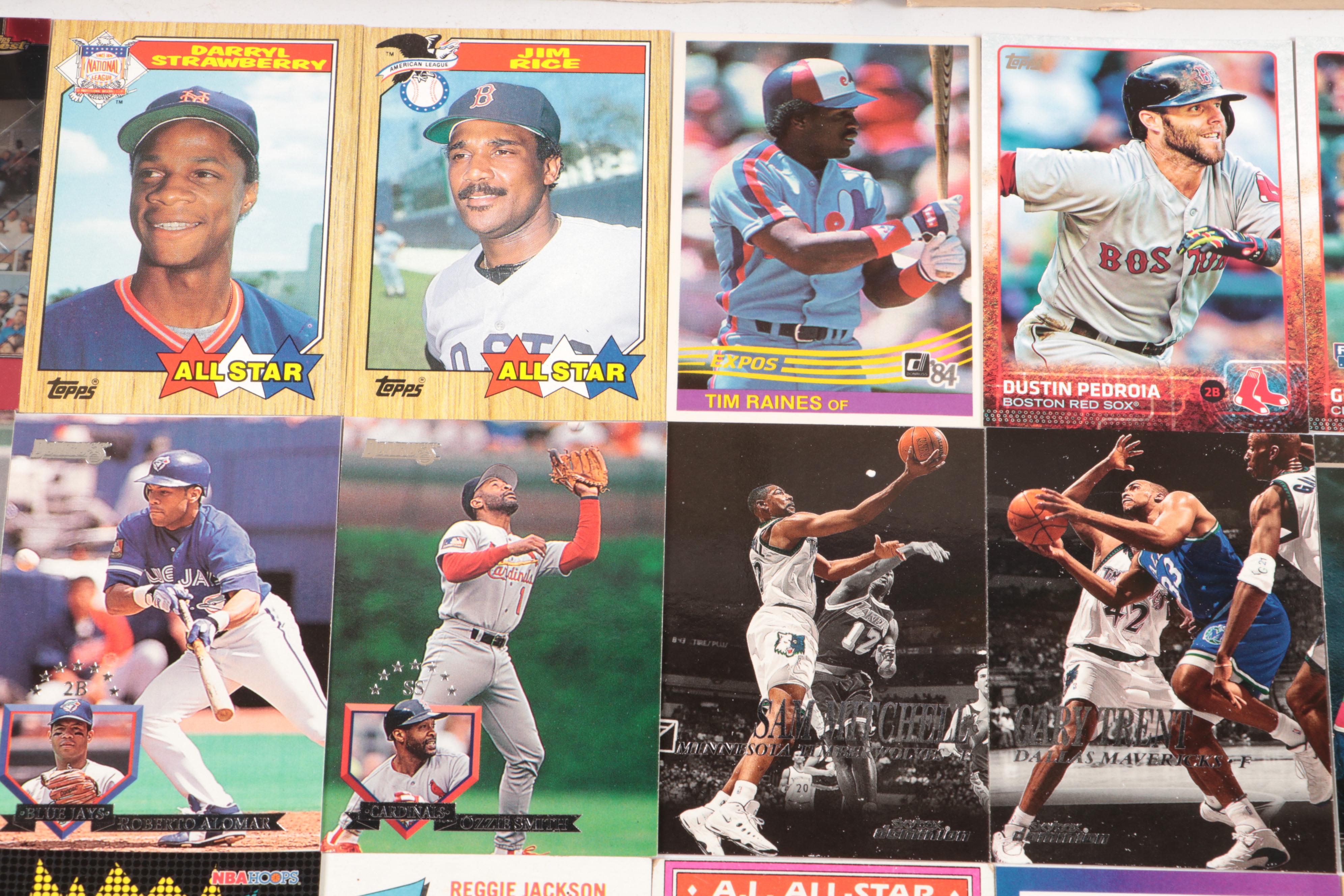 Topps with Other Sports Cards Featuring Reggie Jackson and More, 1980s-2010s
