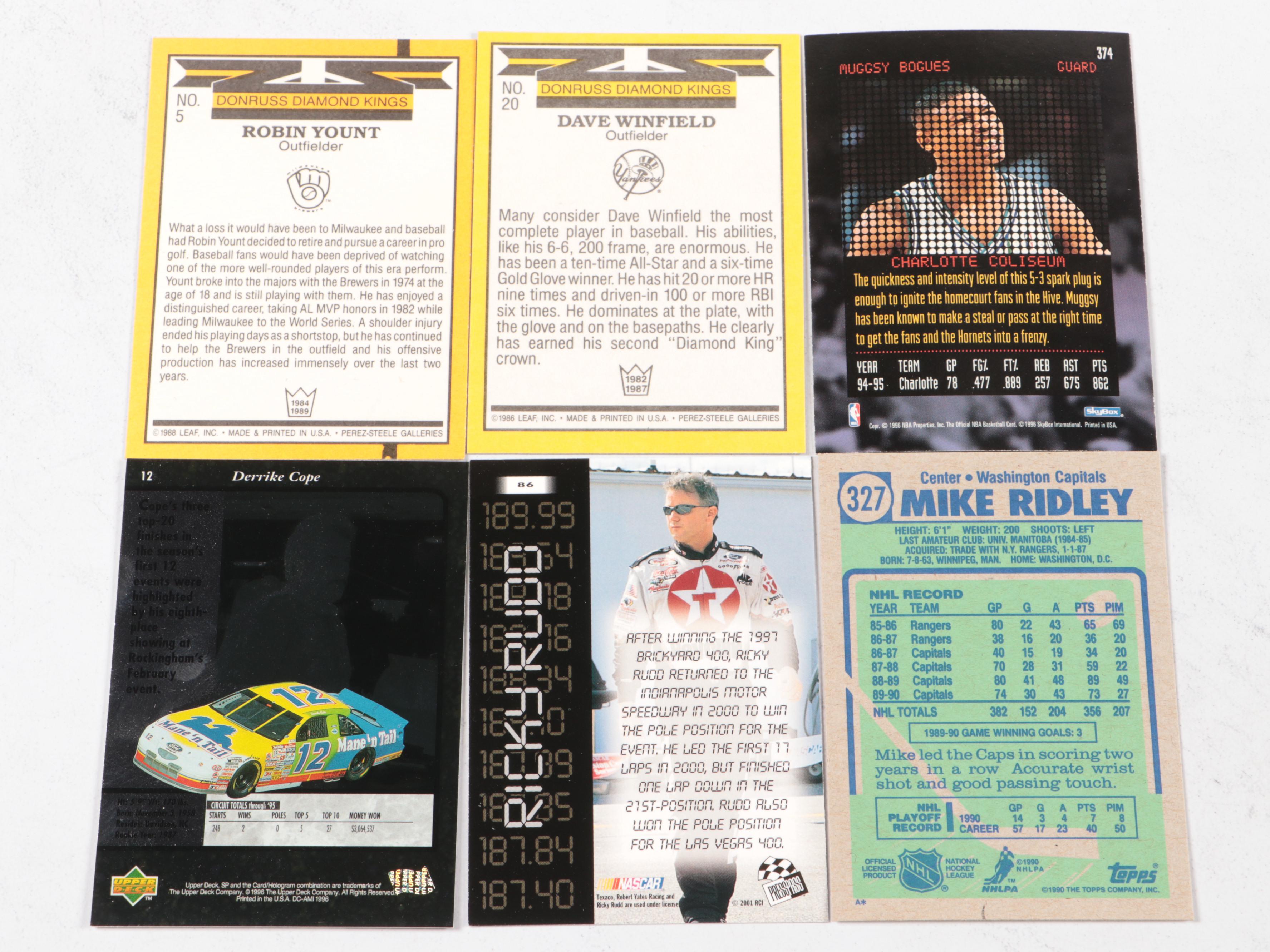 Topps with Other Sports Cards Featuring Reggie Jackson and More, 1980s-2010s