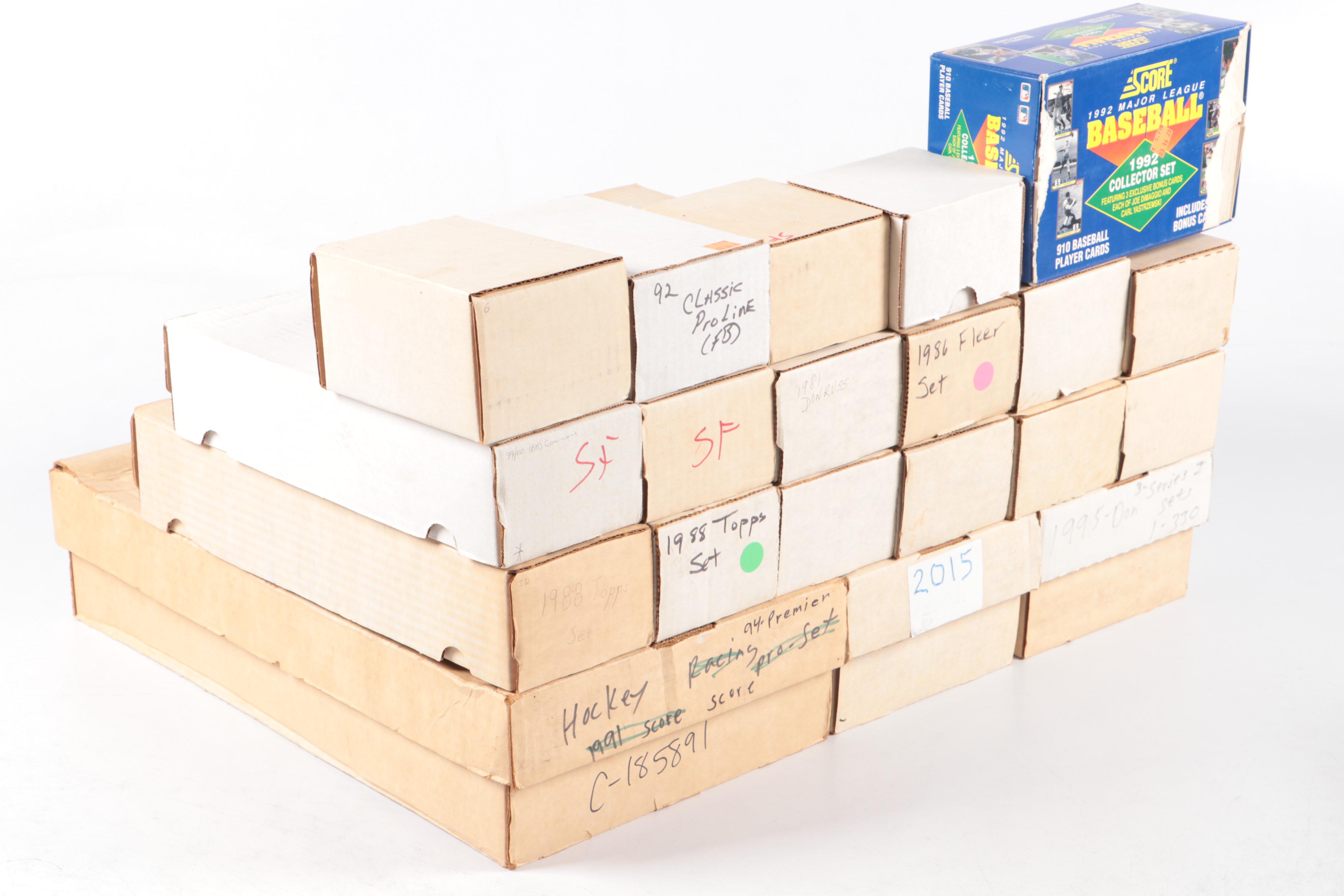 Topps with Other Sports Cards Featuring Reggie Jackson and More, 1980s-2010s