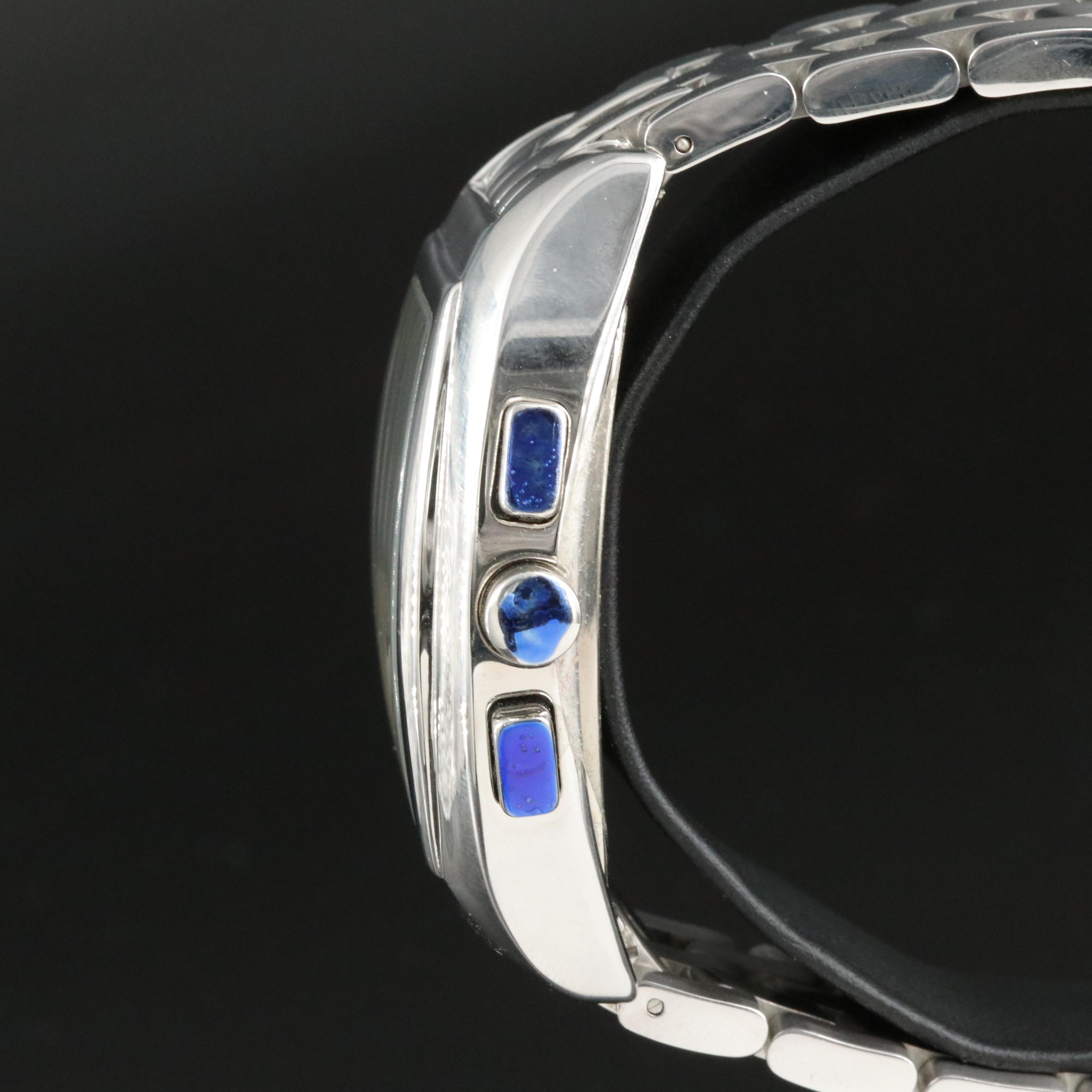 Justex Chronograph 39MM Steel Quartz Watch