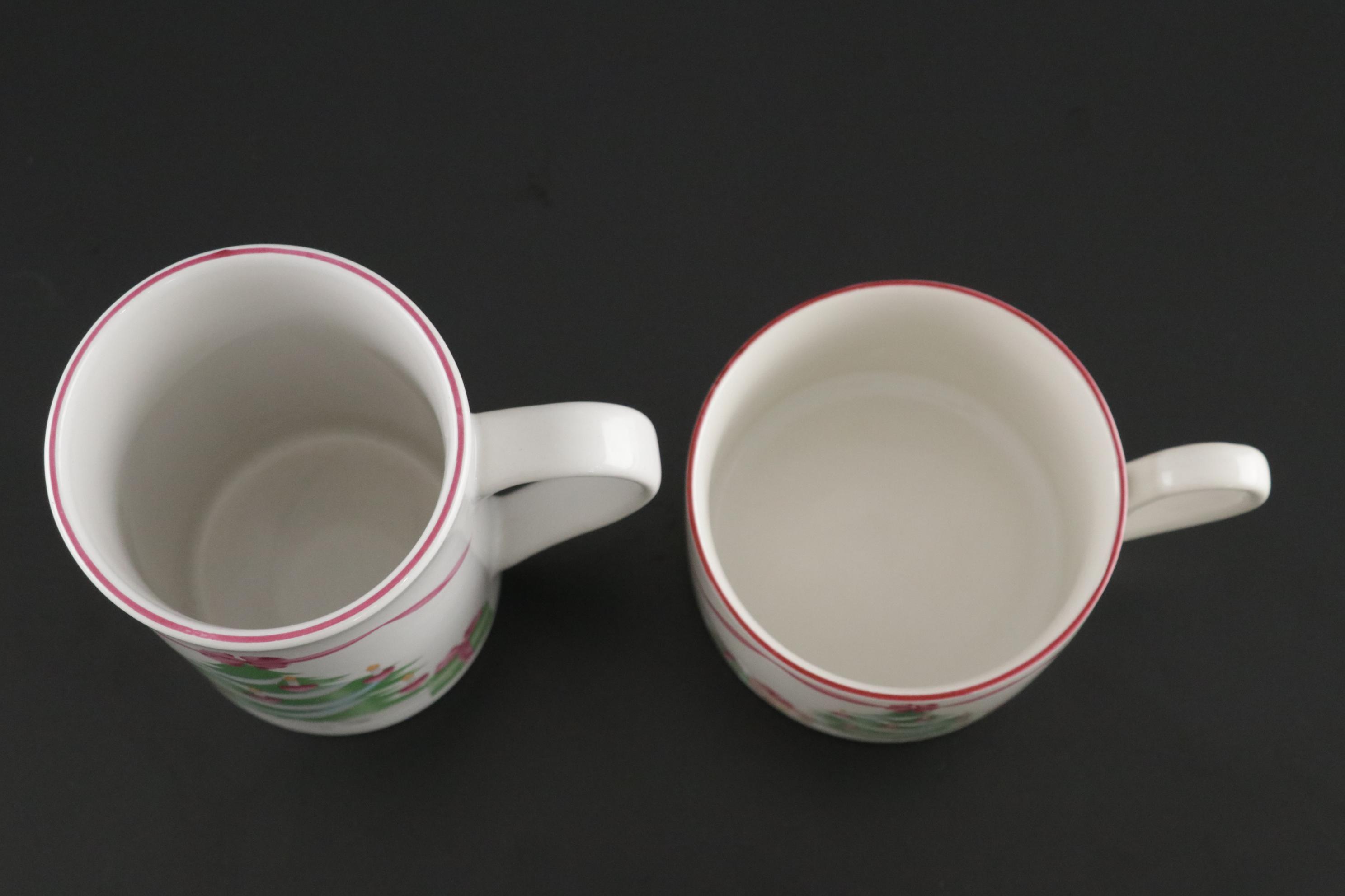 Sango "Home for Christmas" Ceramic Dinnerware, Late 20th Century