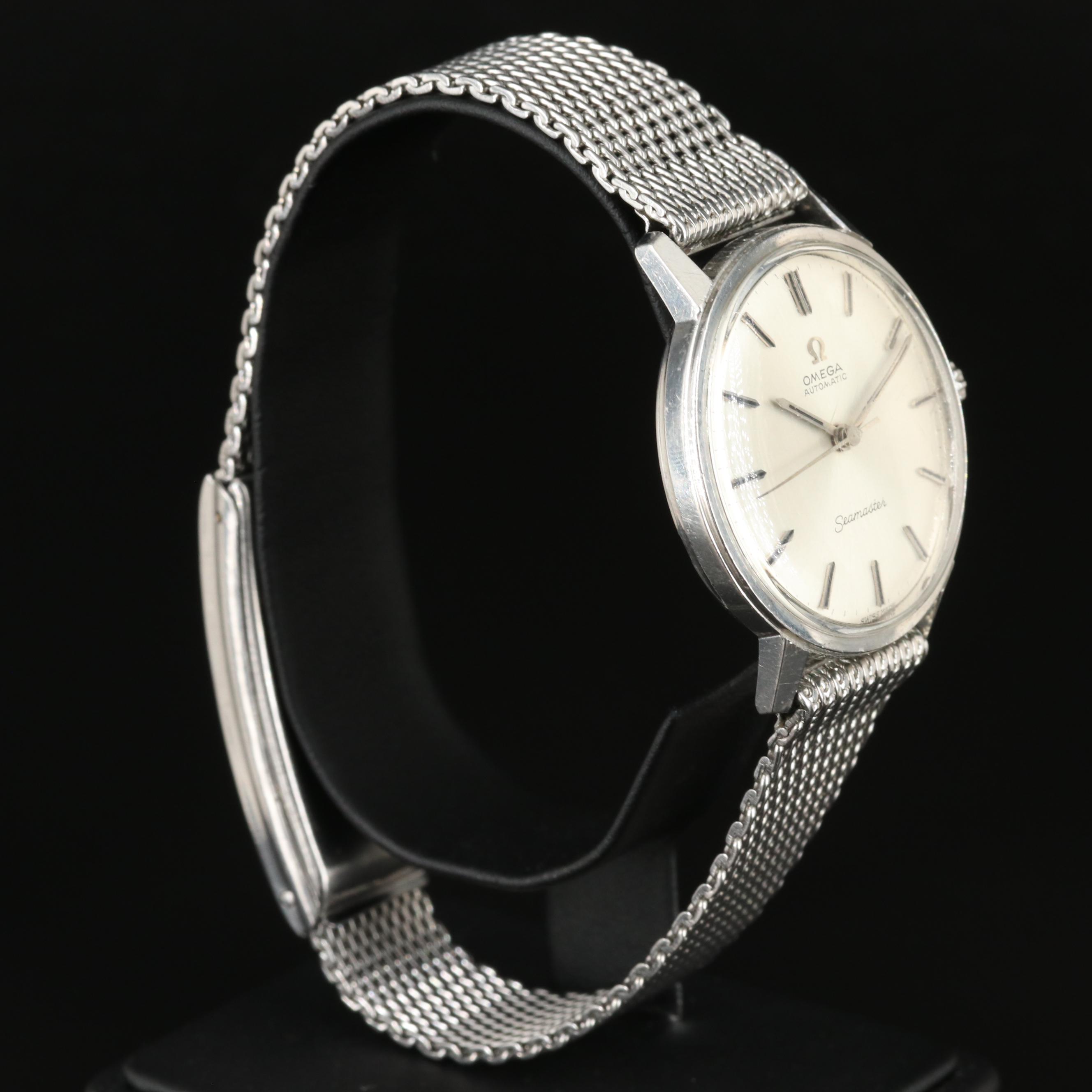 1965 Omega Seamaster Automatic Milanese Bracelet Watch