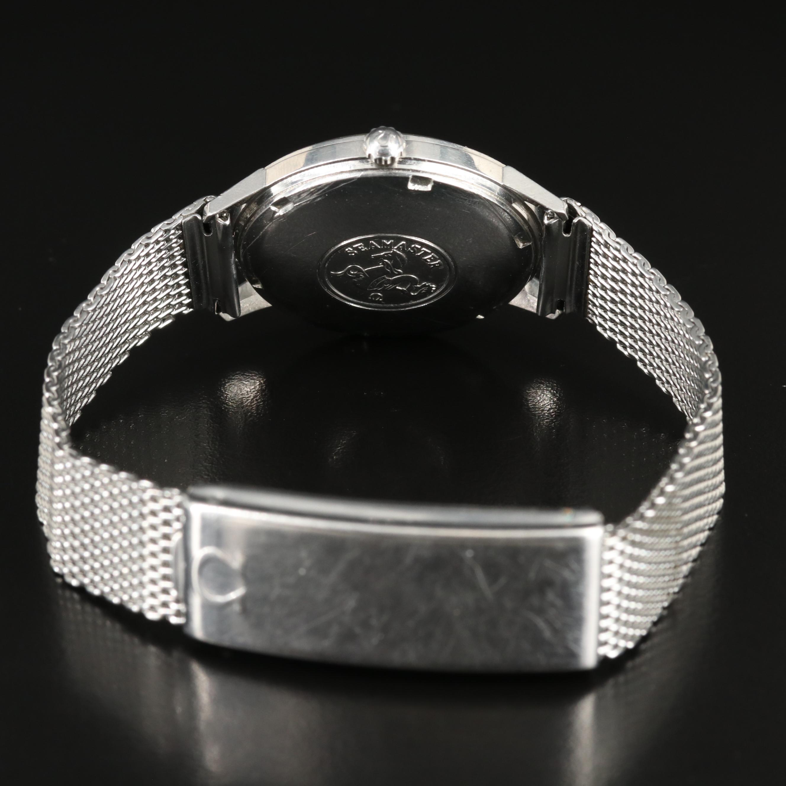 1965 Omega Seamaster Automatic Milanese Bracelet Watch
