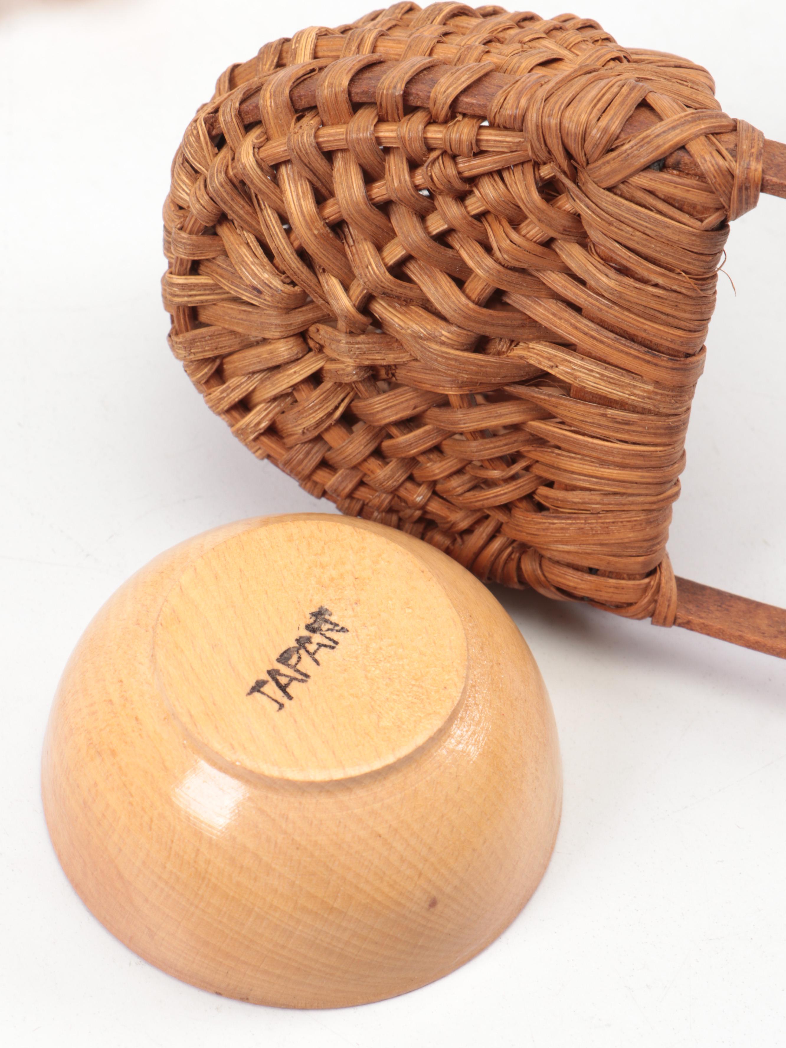 Gail Wilson Desings "Miss Liberty" Wooden Doll with Other Miniatures