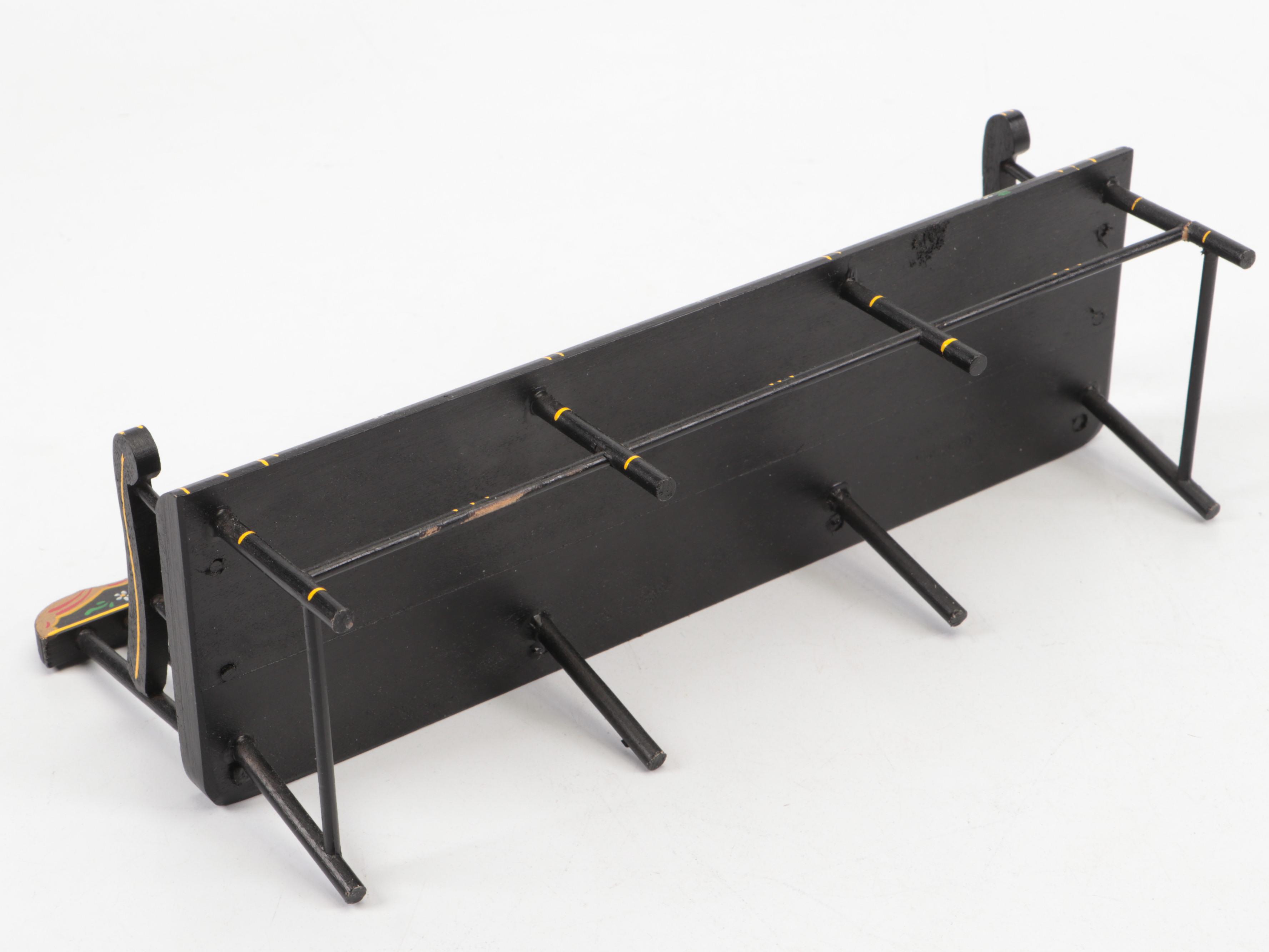 Gail Wilson Desings "Miss Liberty" Wooden Doll with Other Miniatures