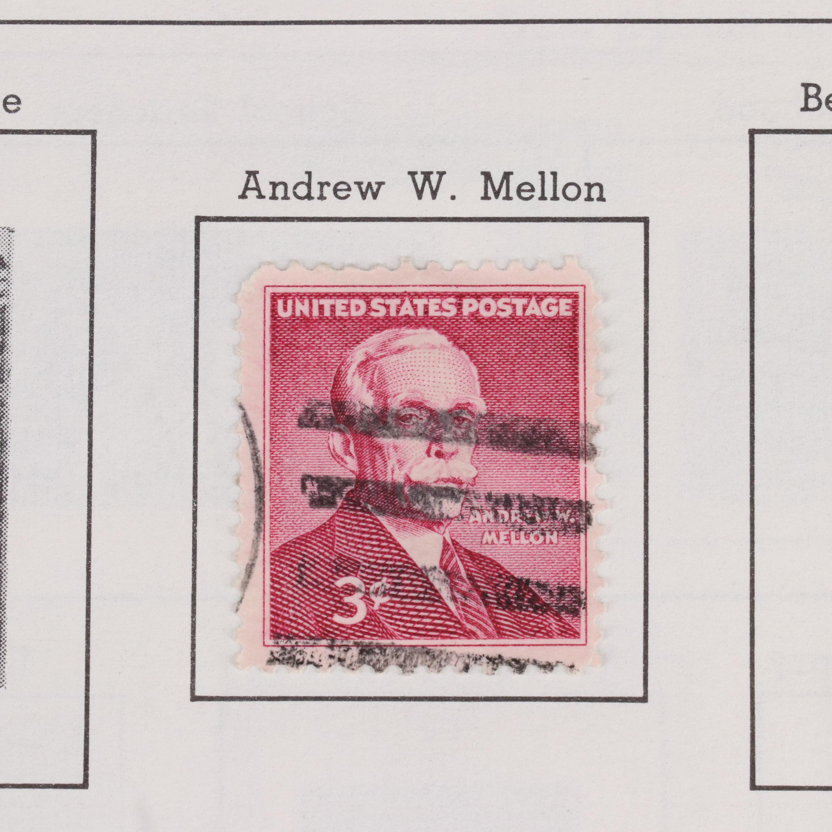U.S. and World Stamp Collection in a Harris Citation Stamp Album