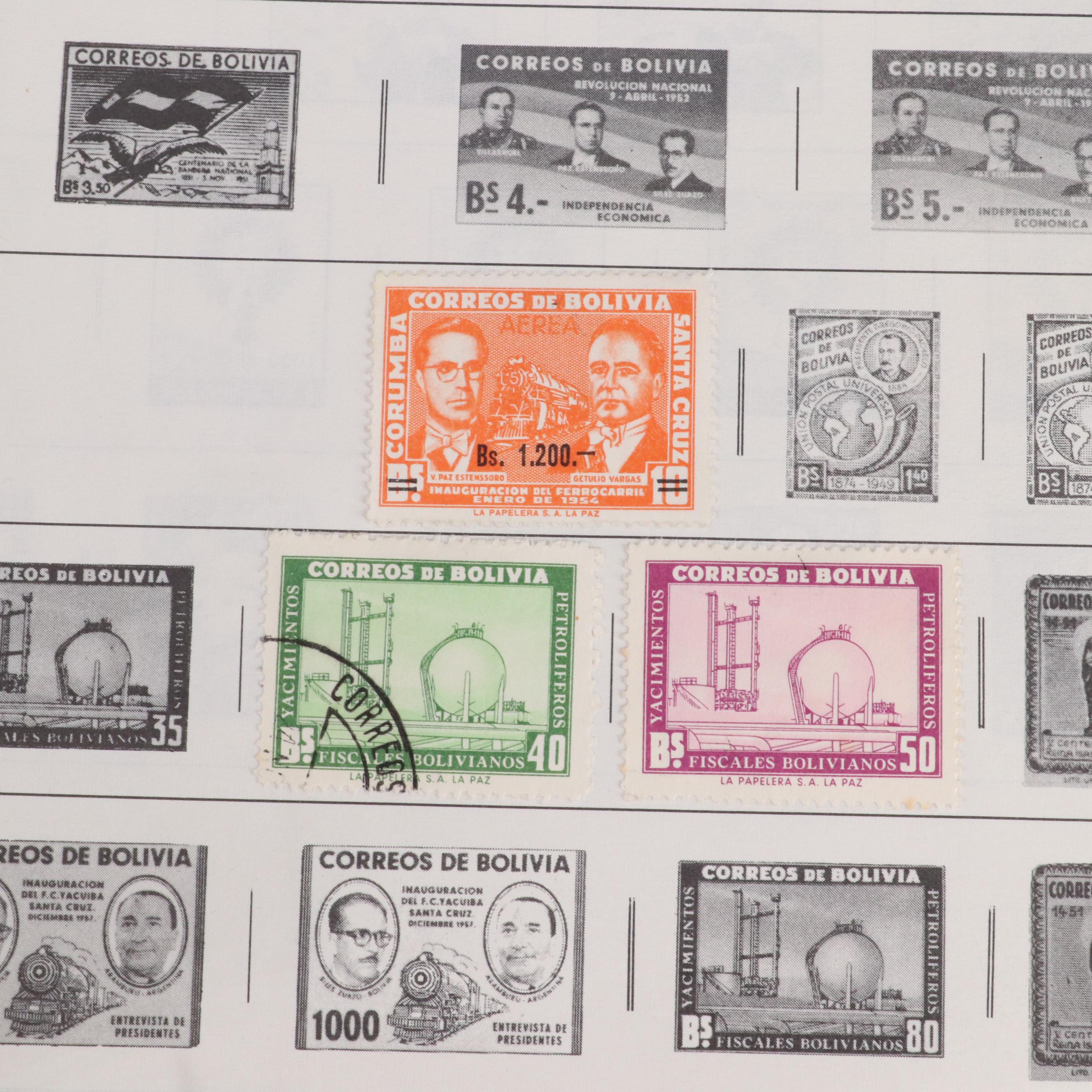 U.S. and World Stamp Collection in a Harris Citation Stamp Album