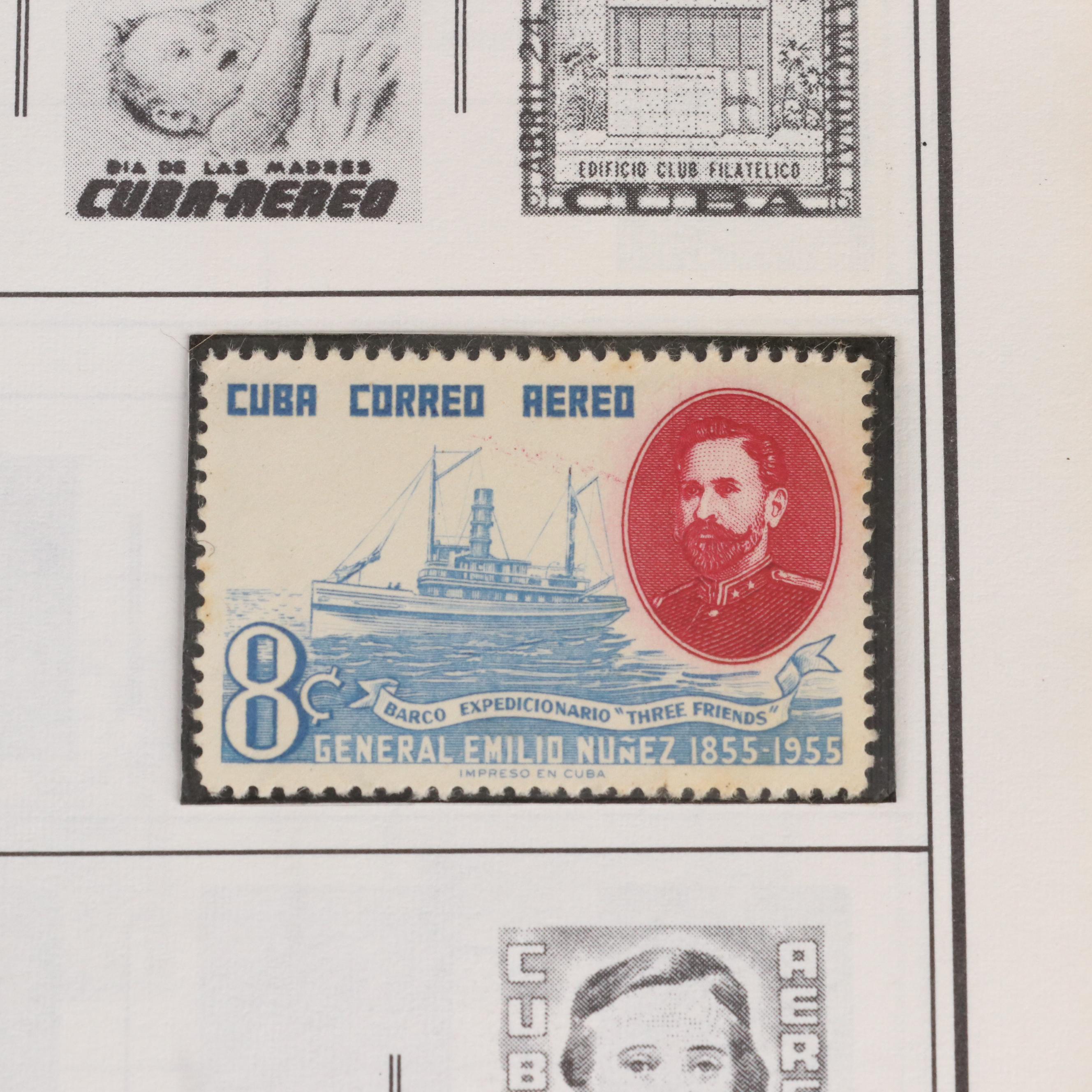 U.S. and World Stamp Collection in a Harris Citation Stamp Album