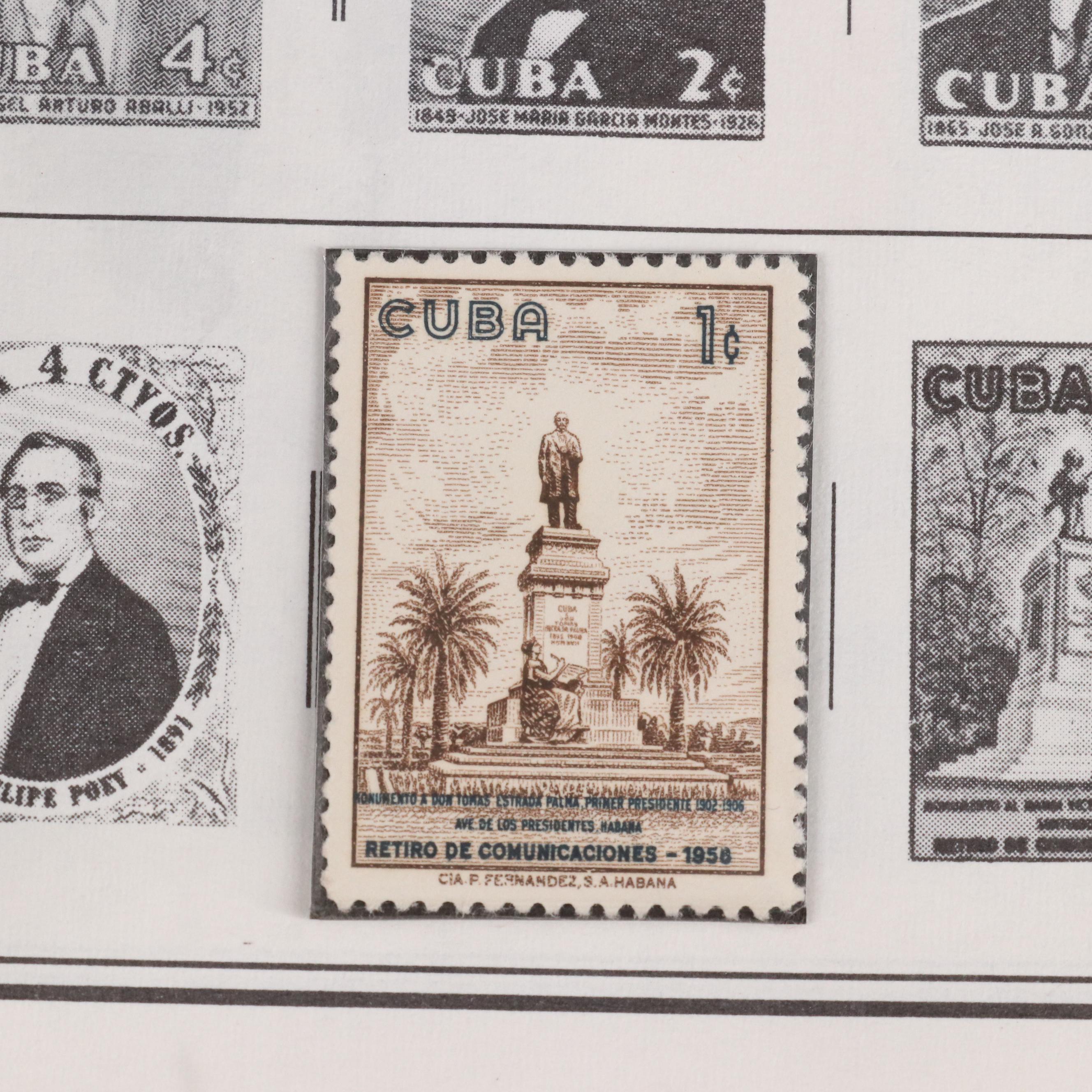 U.S. and World Stamp Collection in a Harris Citation Stamp Album