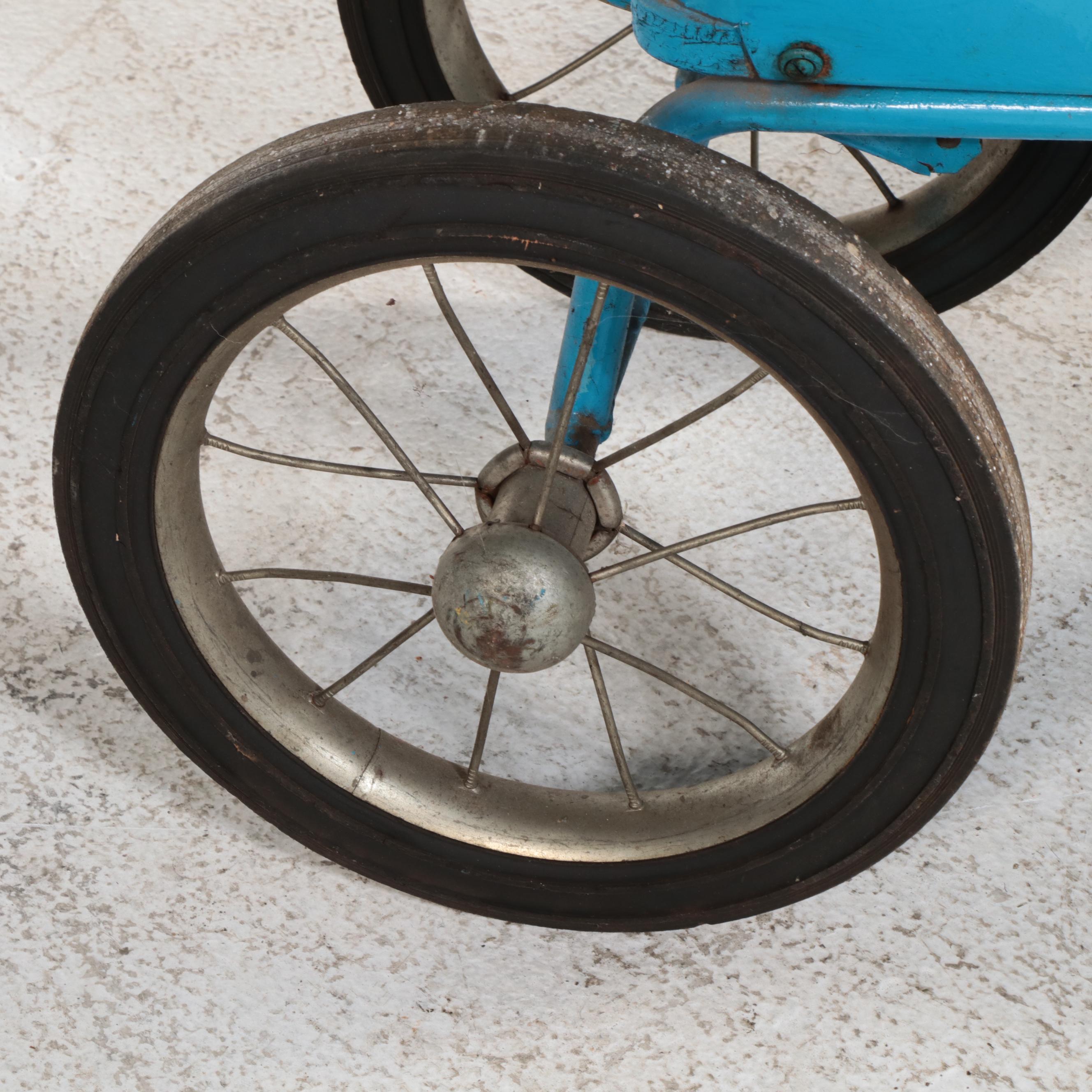 Amusement Park Metal Stroller, Mid-20th Century
