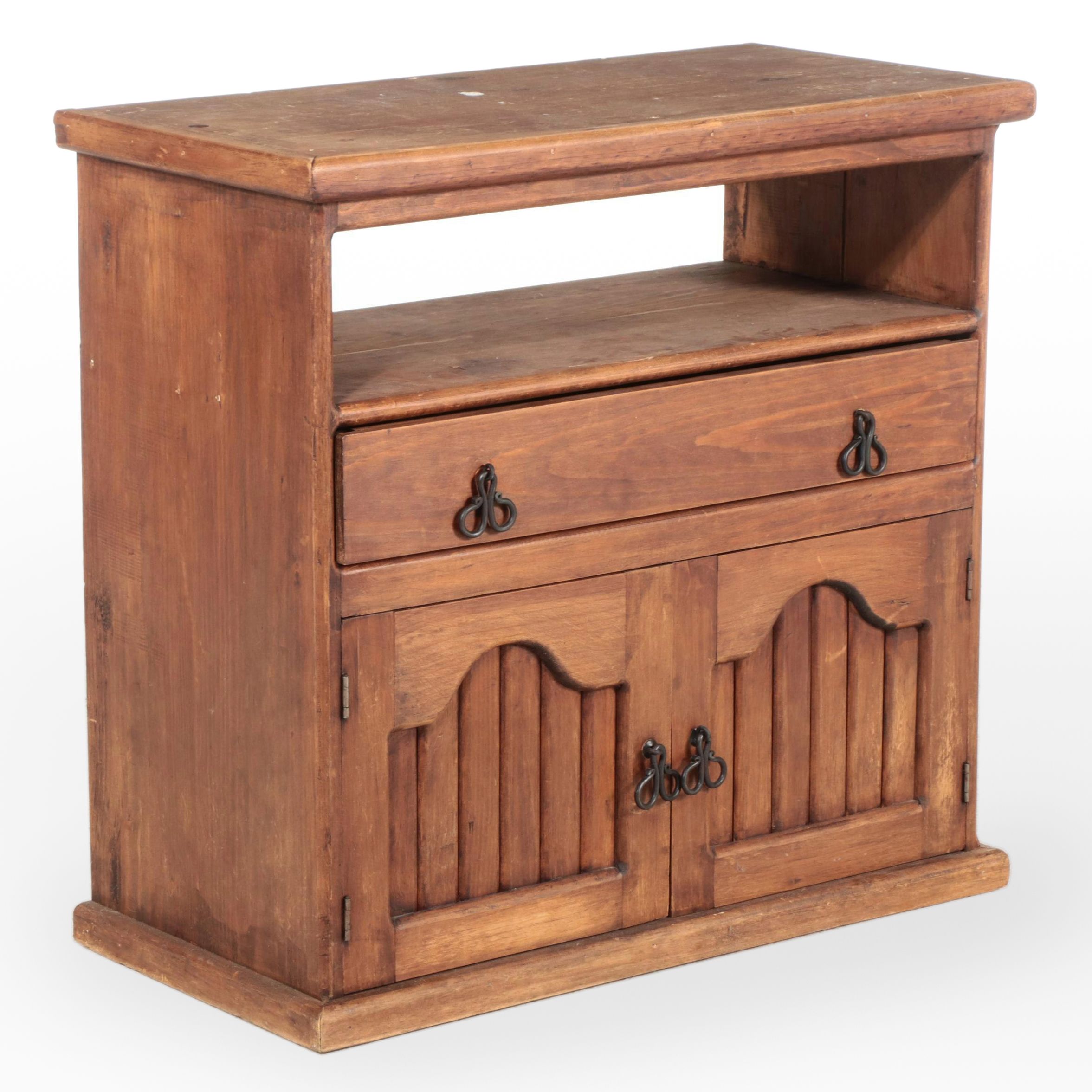 Spanish Colonial Style Pine Television Stand