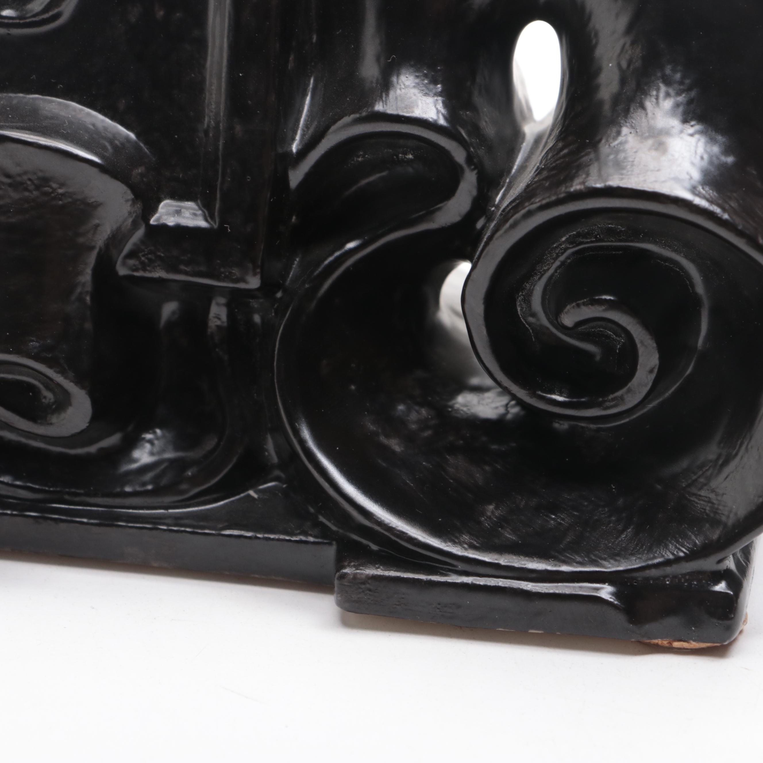 Rookwood Pottery "Rookwood Cincinnati" Dealer Sign in Black, 1992