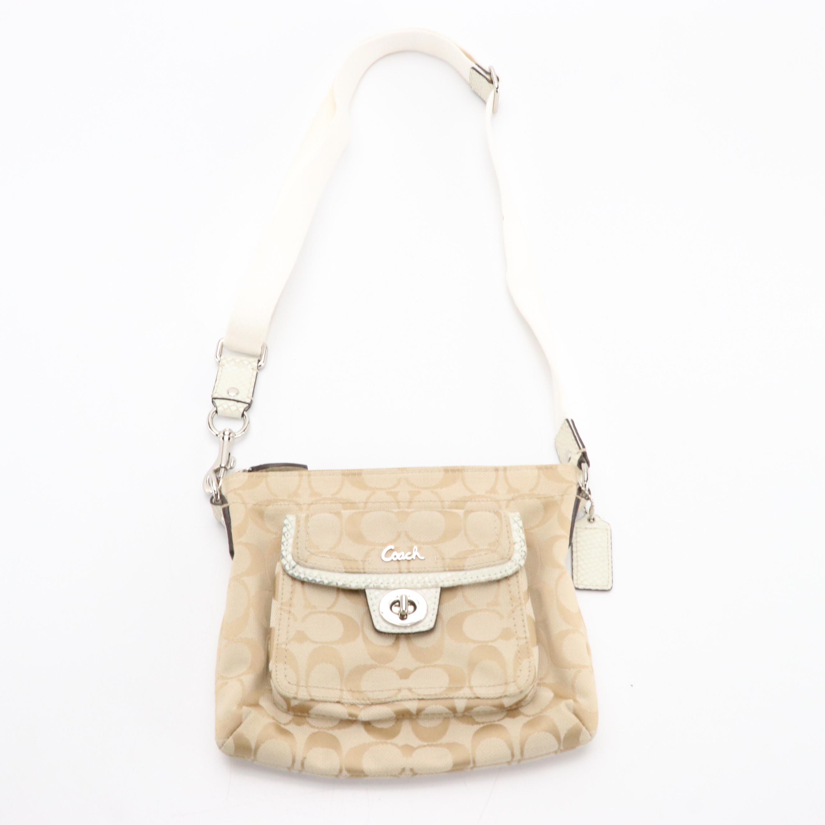 Coach Swingpack Crossbody Bags F45026 and F44744 in Signature Canvas/Sateen