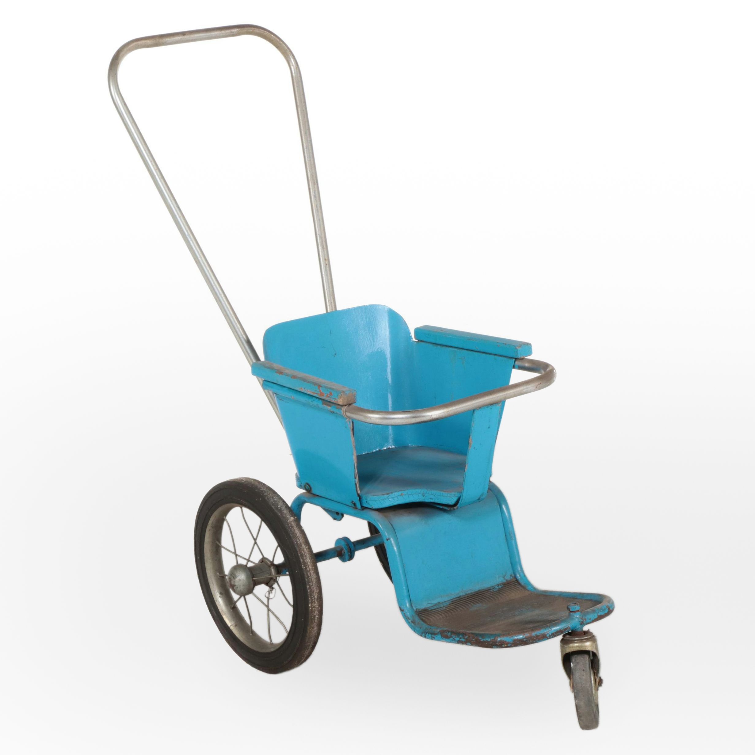 Amusement Park Metal Stroller, Mid-20th Century