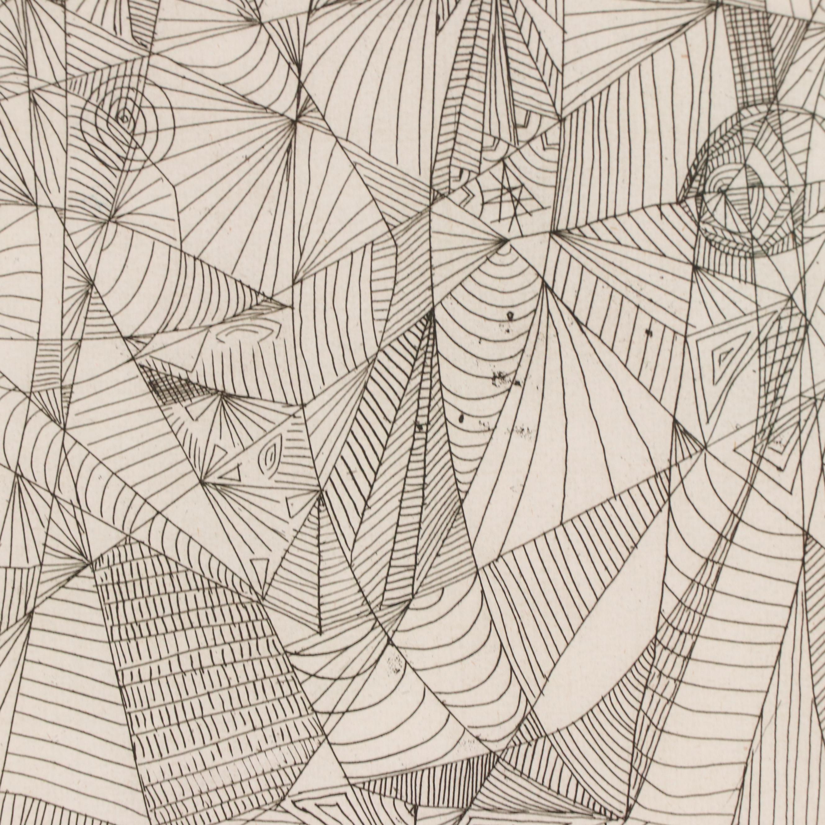 Pablo Picasso (After) Etching, "Deux Figures" 1938