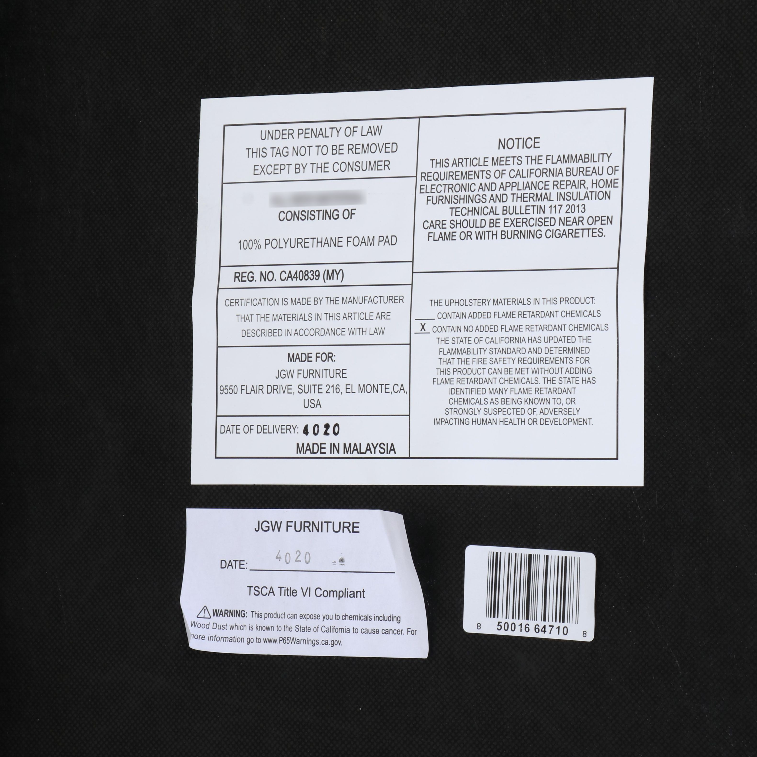 Pair of JGW Furniture Powder-Coated Metal and Faux-Leather Lounge Chairs