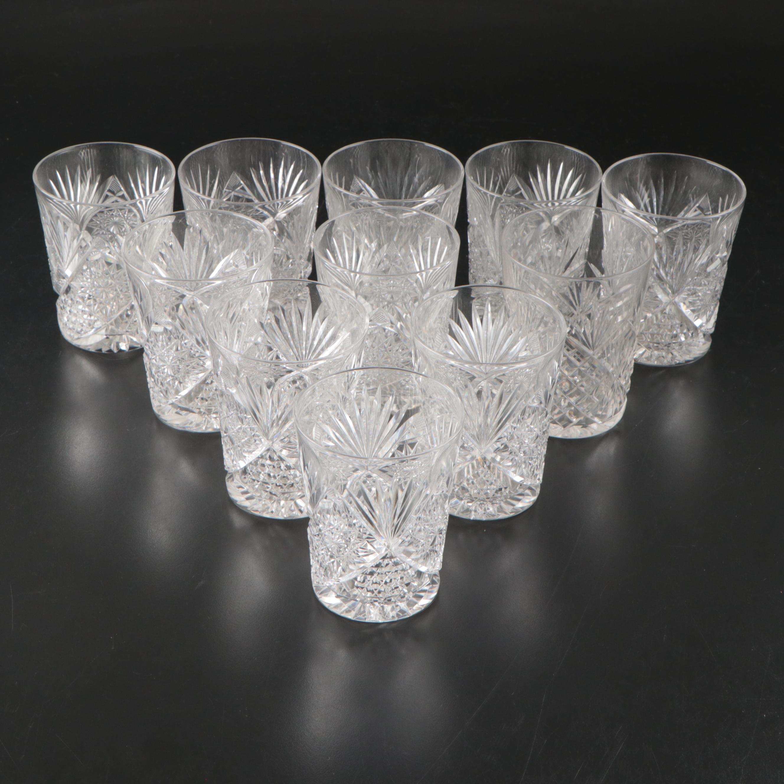 Libbey "New Brilliant" Glass Flat Tumblers
