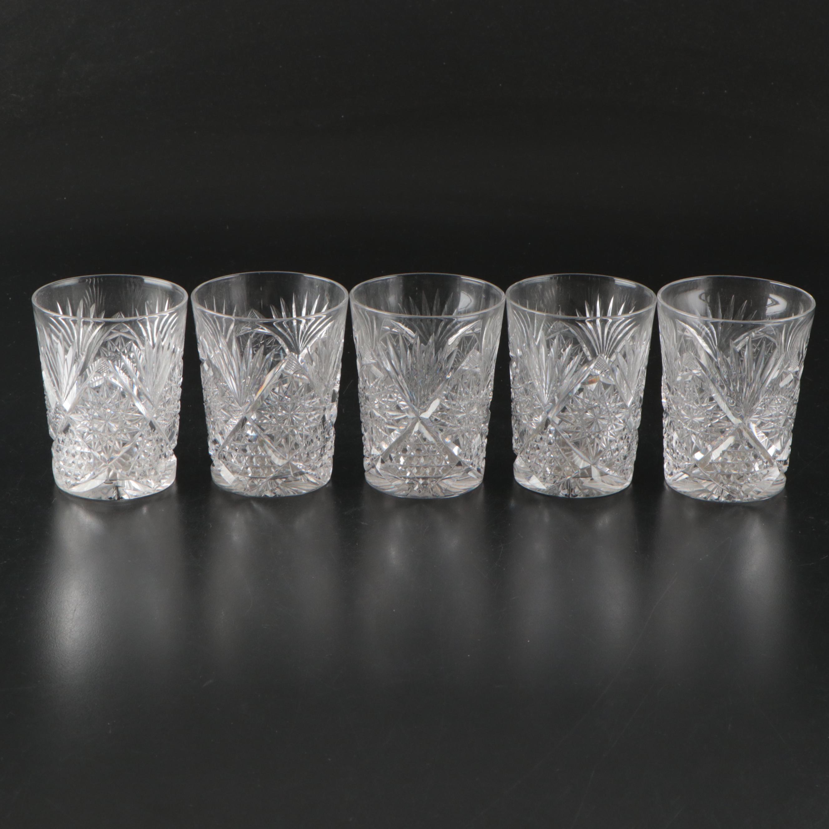 Libbey "New Brilliant" Glass Flat Tumblers