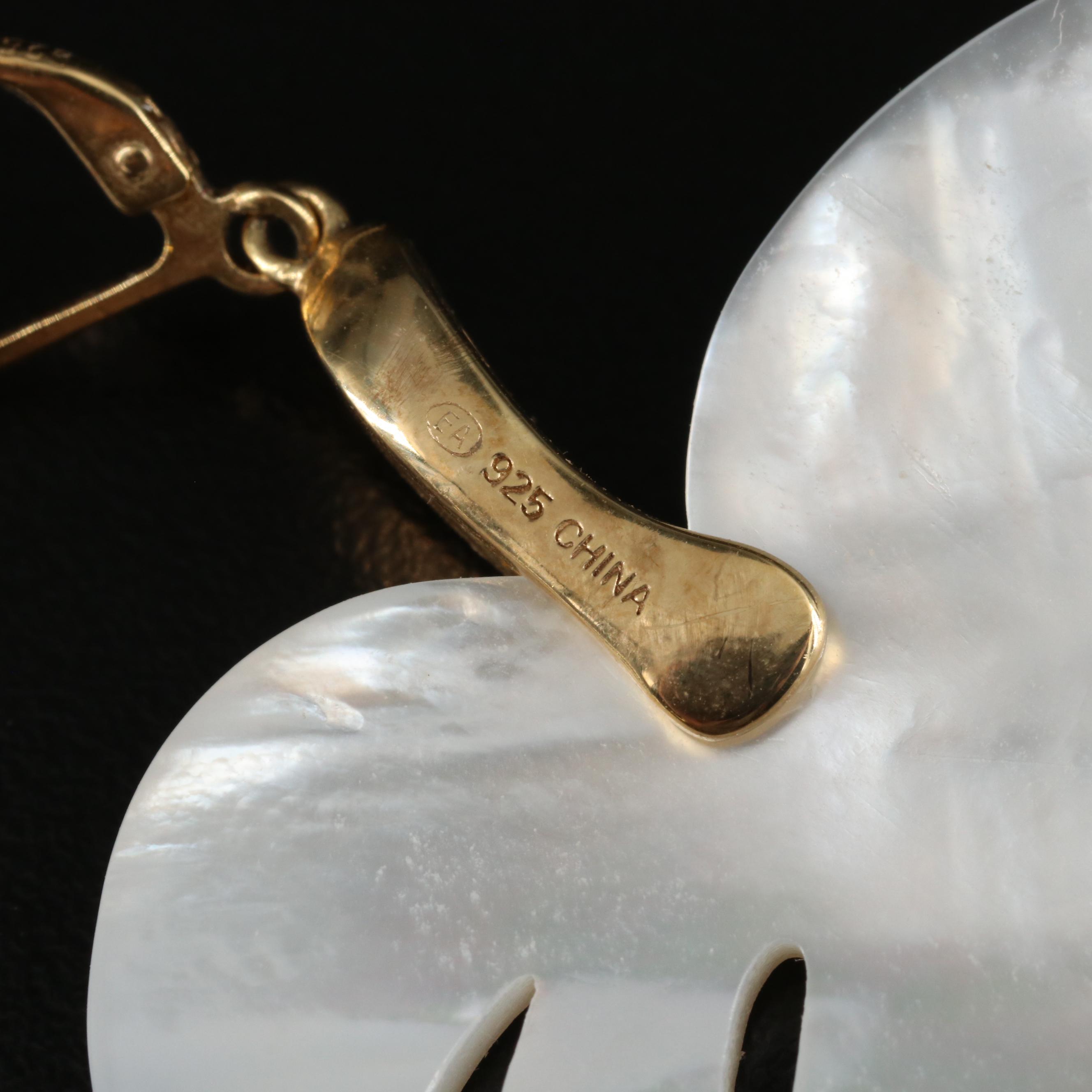 Sterling Jewelry Including Mother-of-Pearl, Pearl and CZ