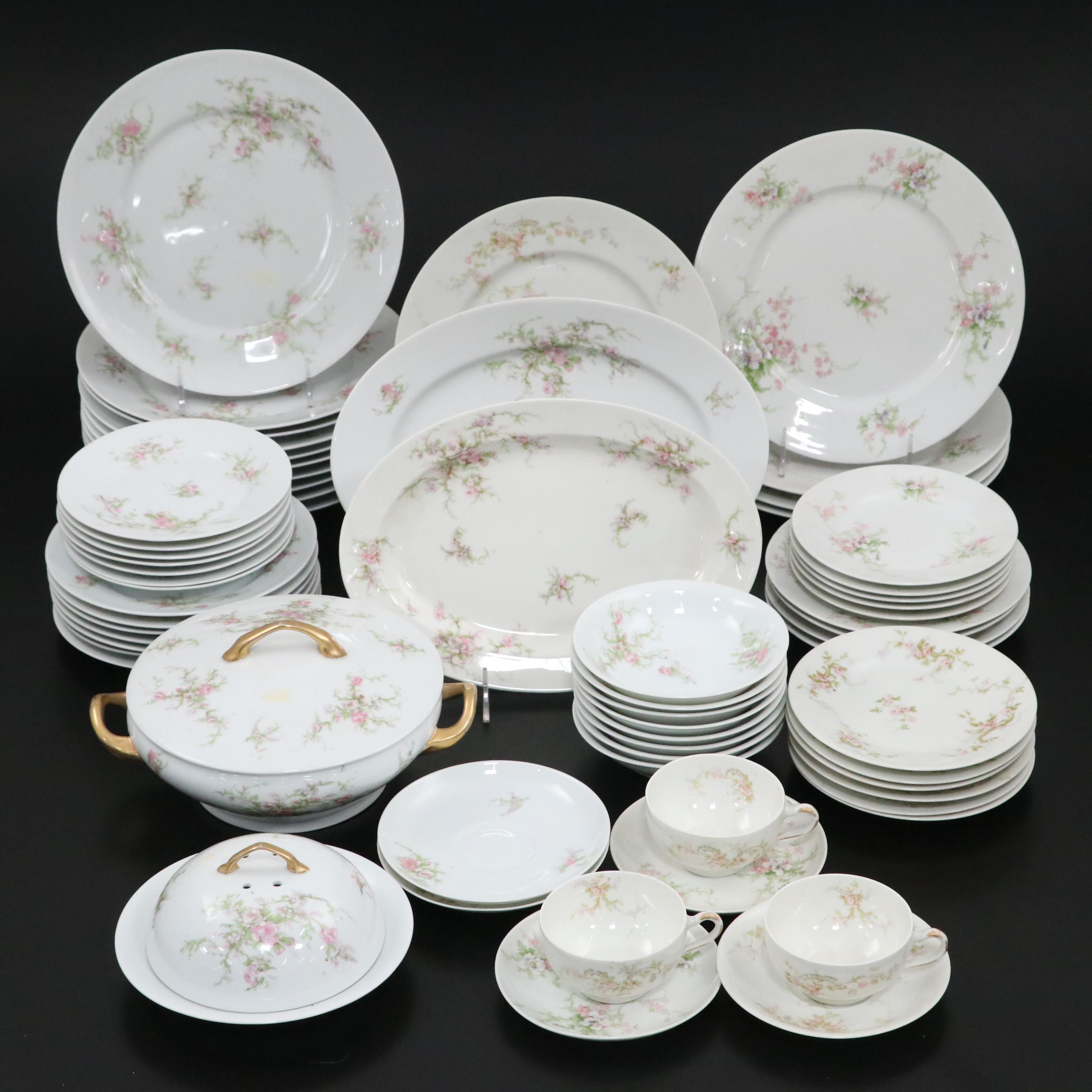William Guerin & Co. and Other Porcelain Dinnerware, Late 19th/Early 20th C.
