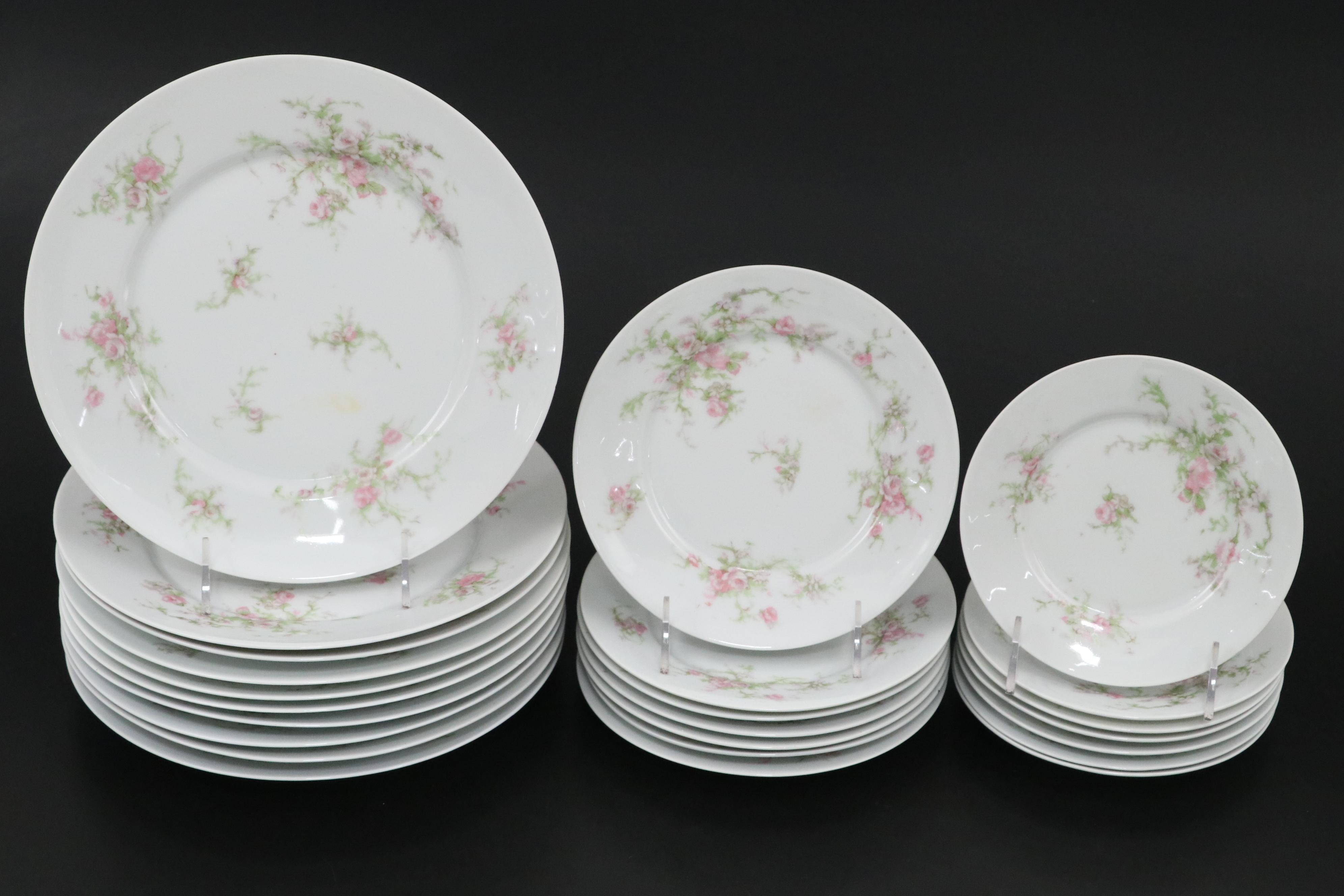 William Guerin & Co. and Other Porcelain Dinnerware, Late 19th/Early 20th C.