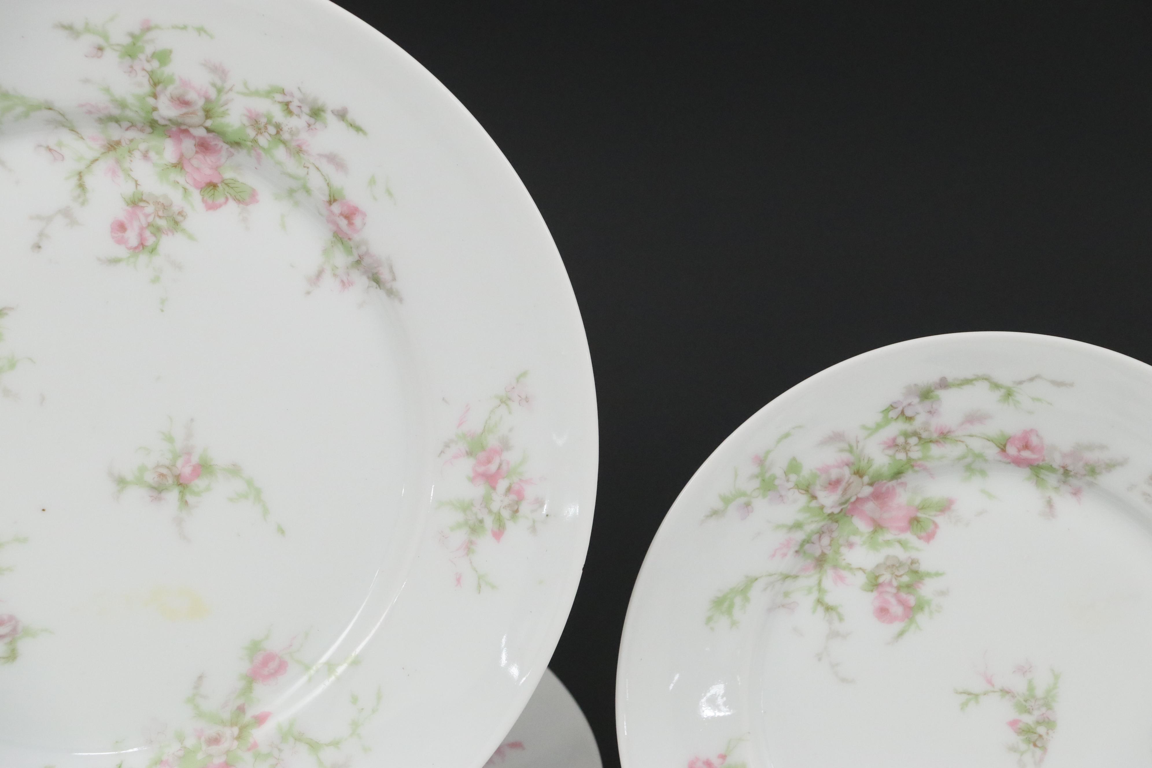 William Guerin & Co. and Other Porcelain Dinnerware, Late 19th/Early 20th C.