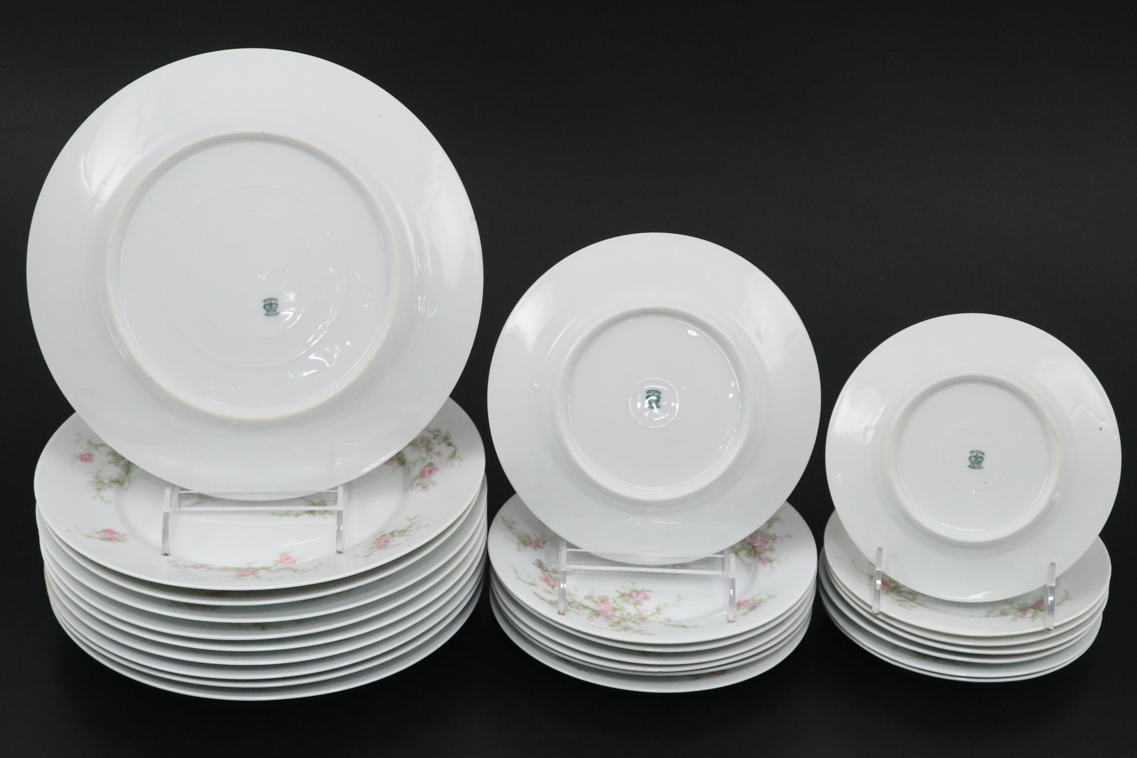 William Guerin & Co. and Other Porcelain Dinnerware, Late 19th/Early 20th C.