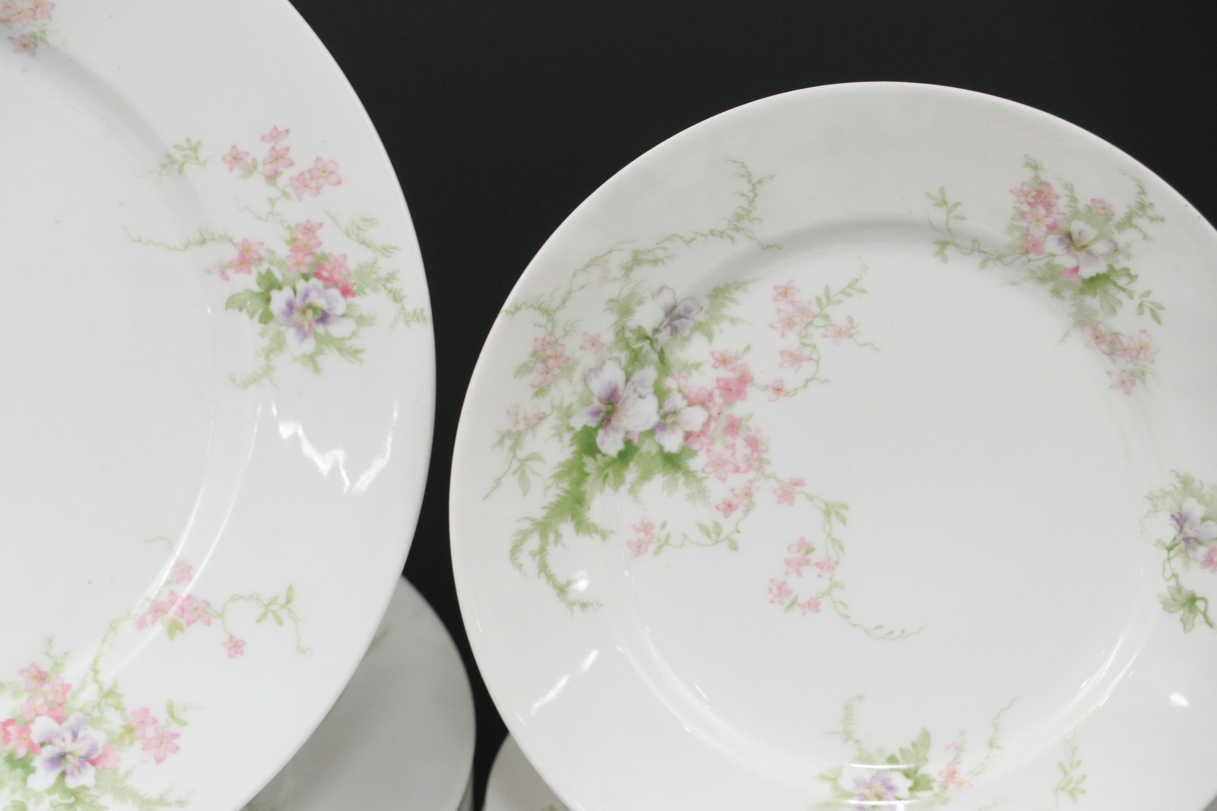 William Guerin & Co. and Other Porcelain Dinnerware, Late 19th/Early 20th C.