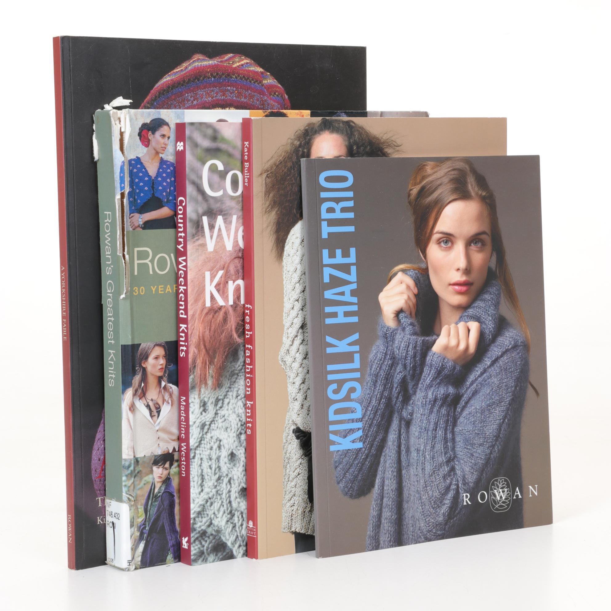 "Viking Patterns for Knitting" by Elsebeth Lavold and Six More Knitting Books