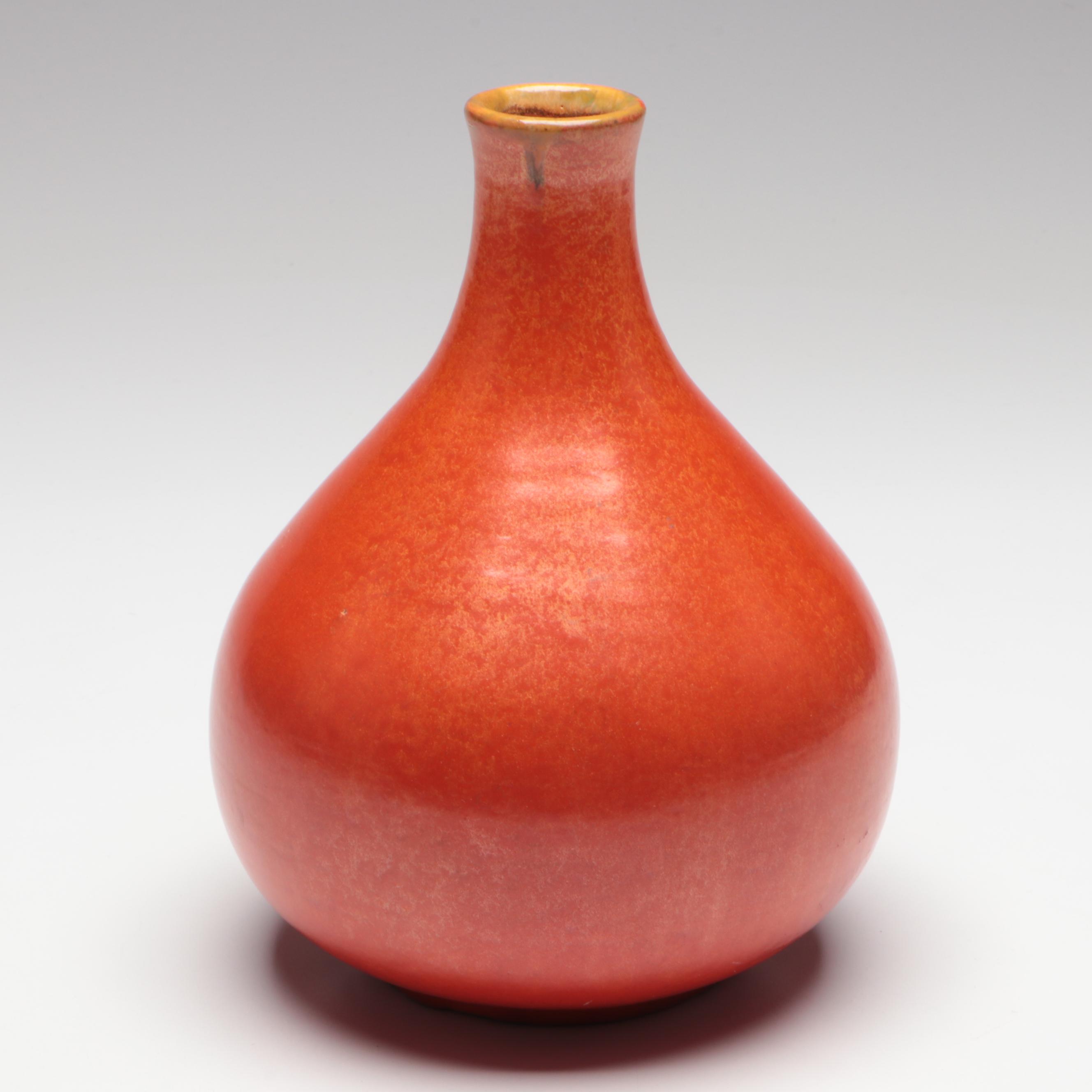 Paul Revere Pottery Earthenware Bulbous Vase, 1938