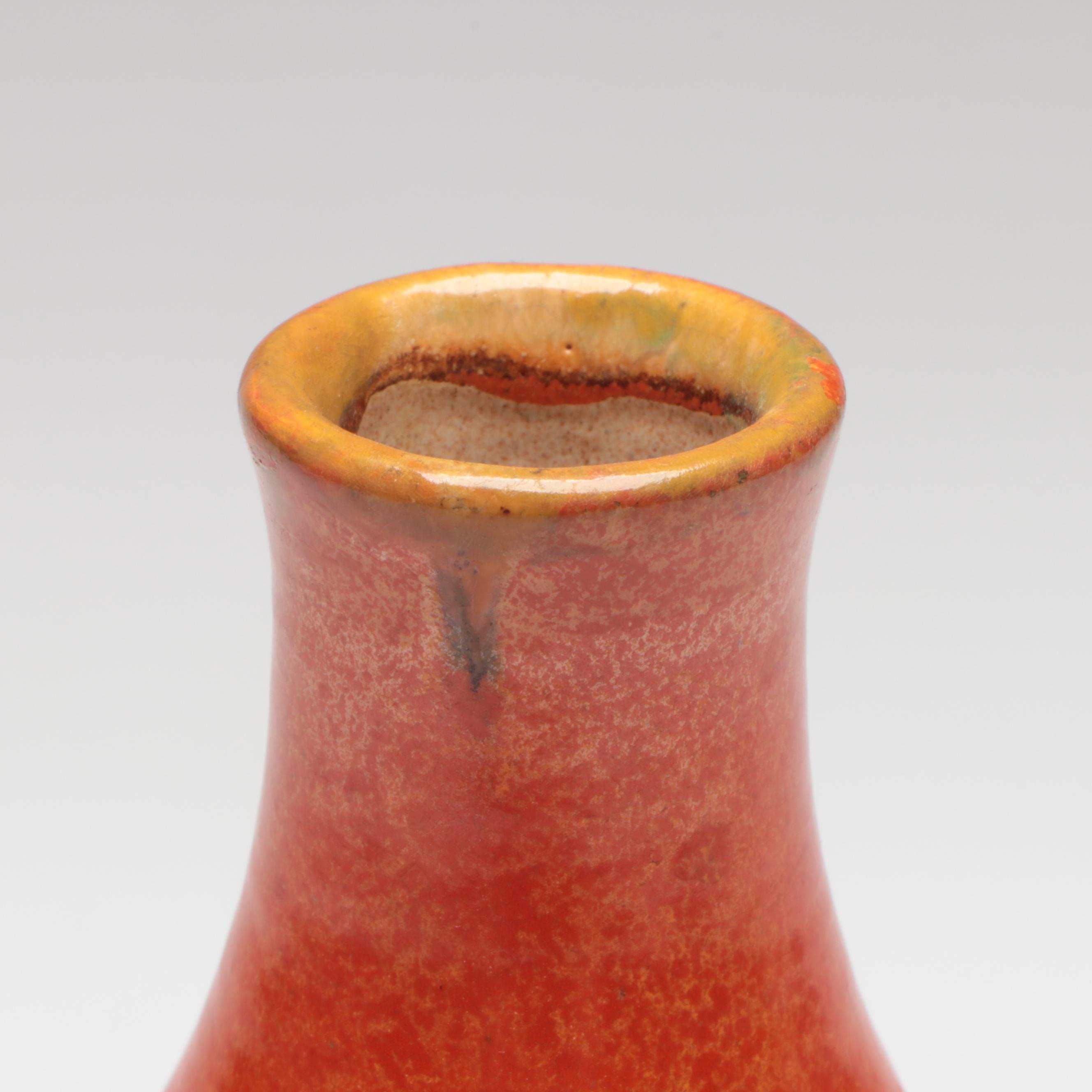 Paul Revere Pottery Earthenware Bulbous Vase, 1938