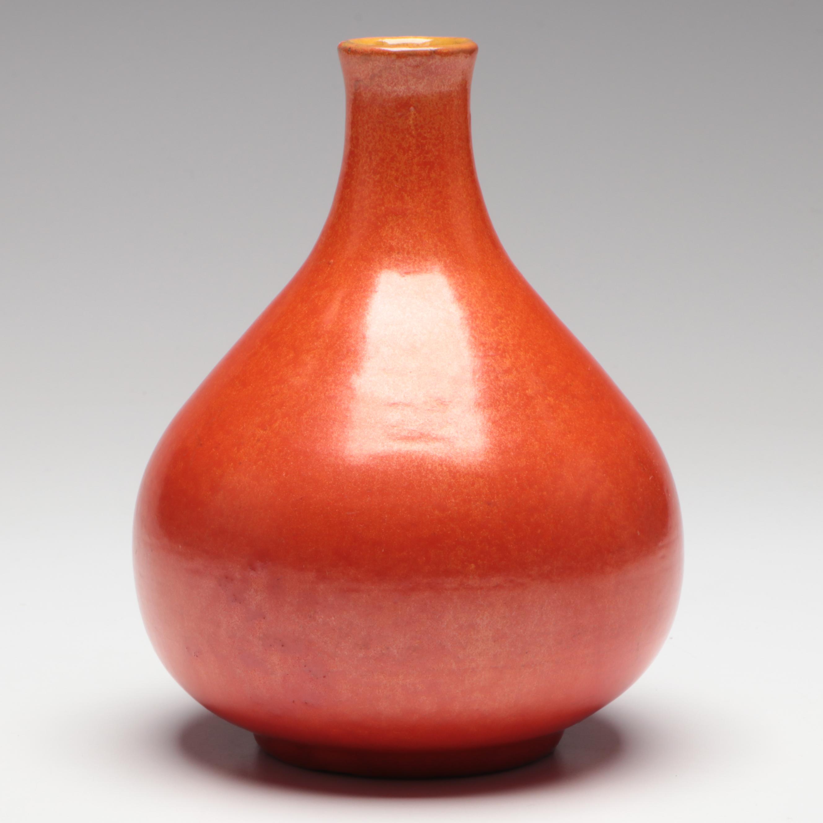 Paul Revere Pottery Earthenware Bulbous Vase, 1938