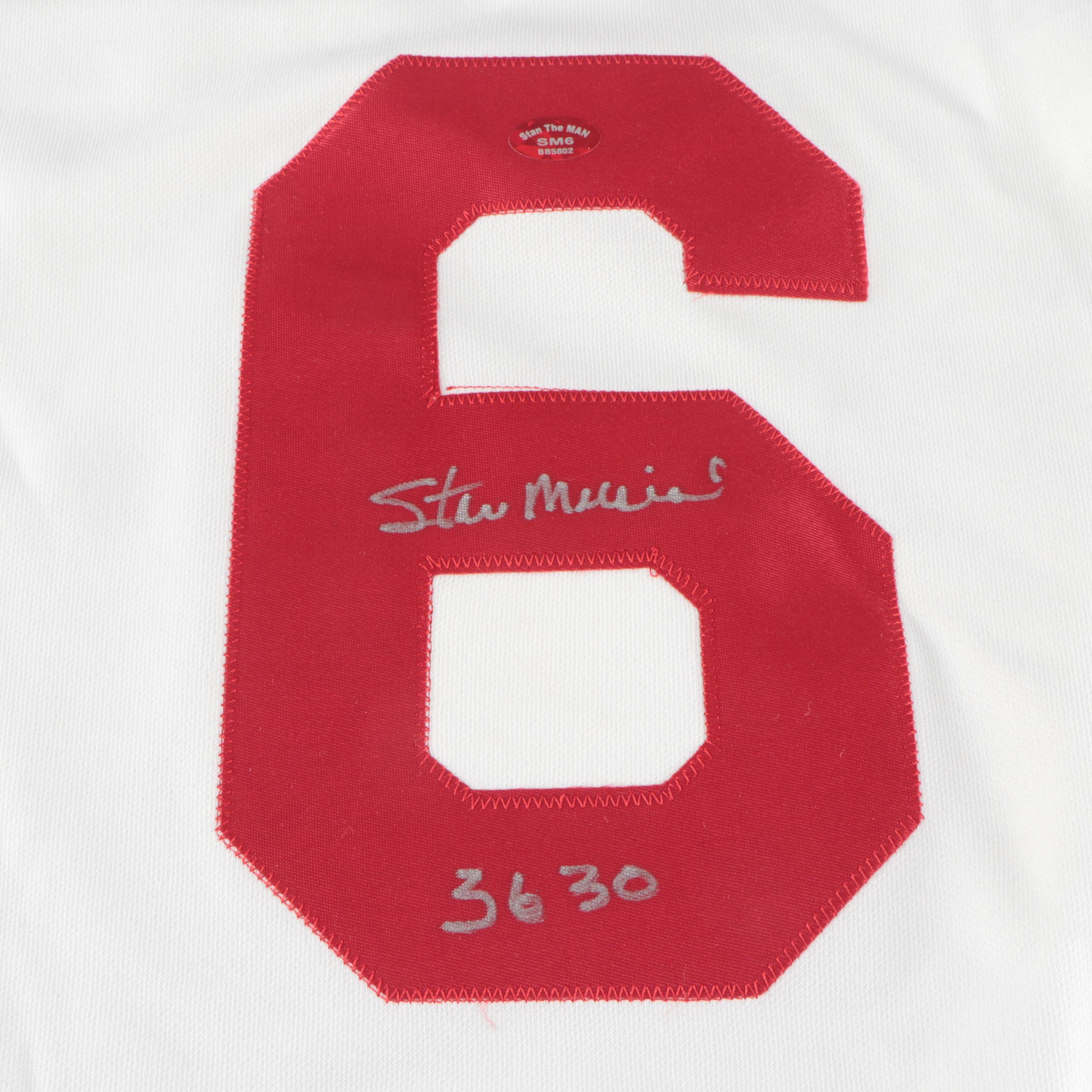 Stan Musial Signed St. Louis Cardinals Majestic Baseball Jersey