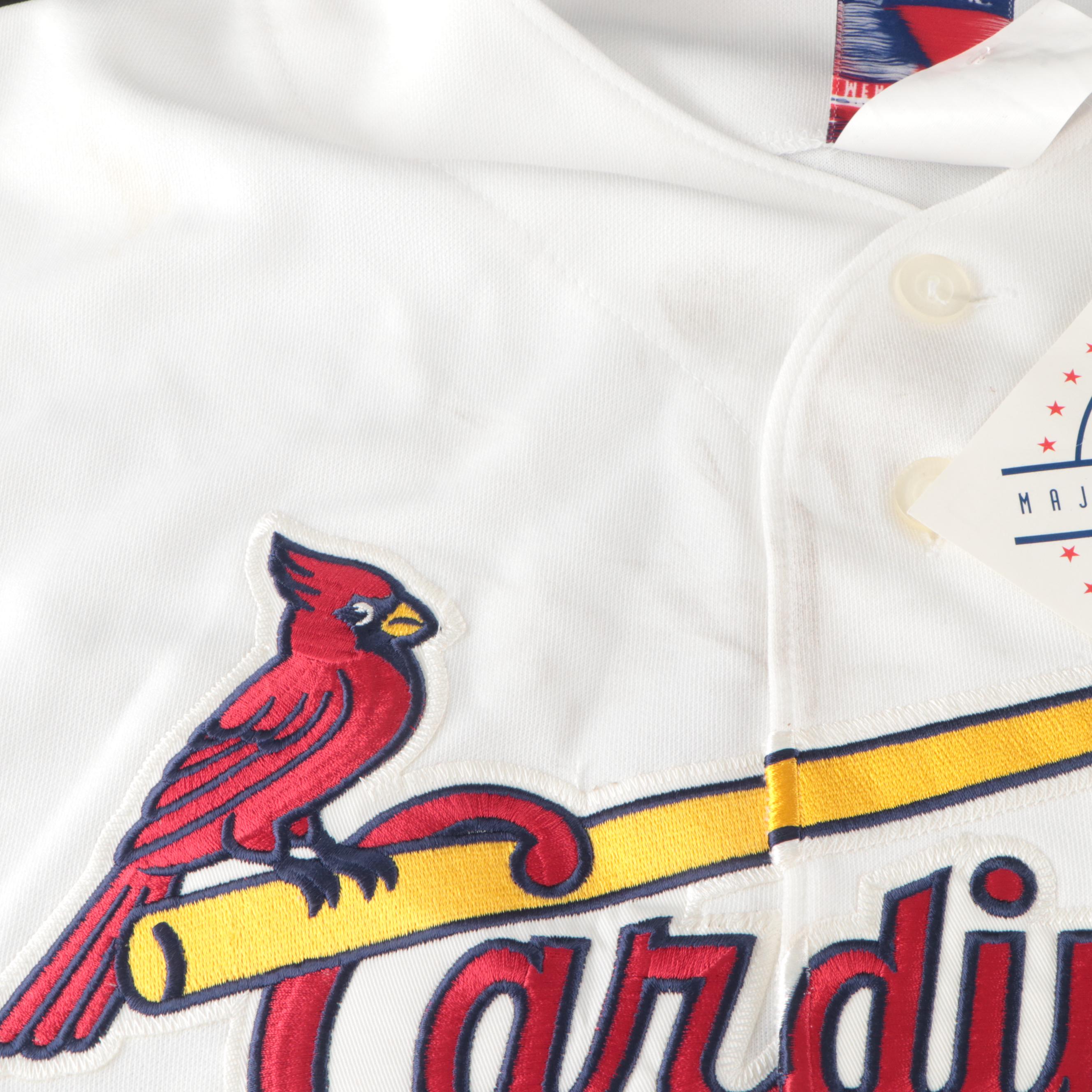 Stan Musial Signed St. Louis Cardinals Majestic Baseball Jersey