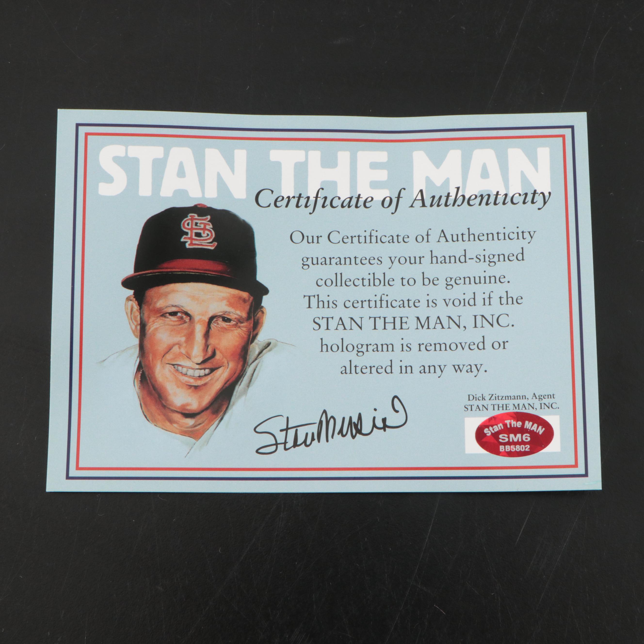 Stan Musial Signed St. Louis Cardinals Majestic Baseball Jersey