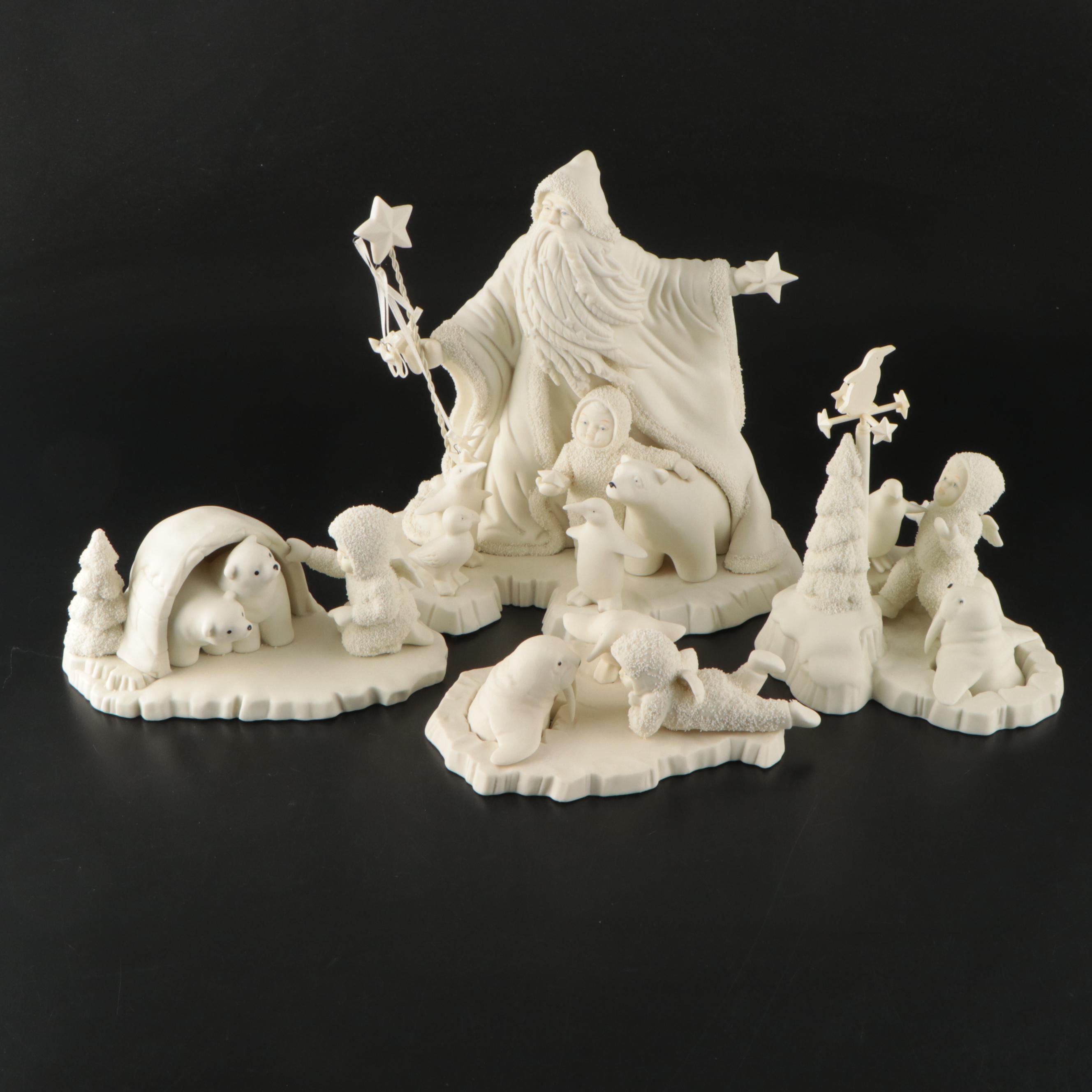 Ltd. Ed. Dept. 56 "Who Are You?" and More Bisque Snowbabies Figurines, 1990-1999