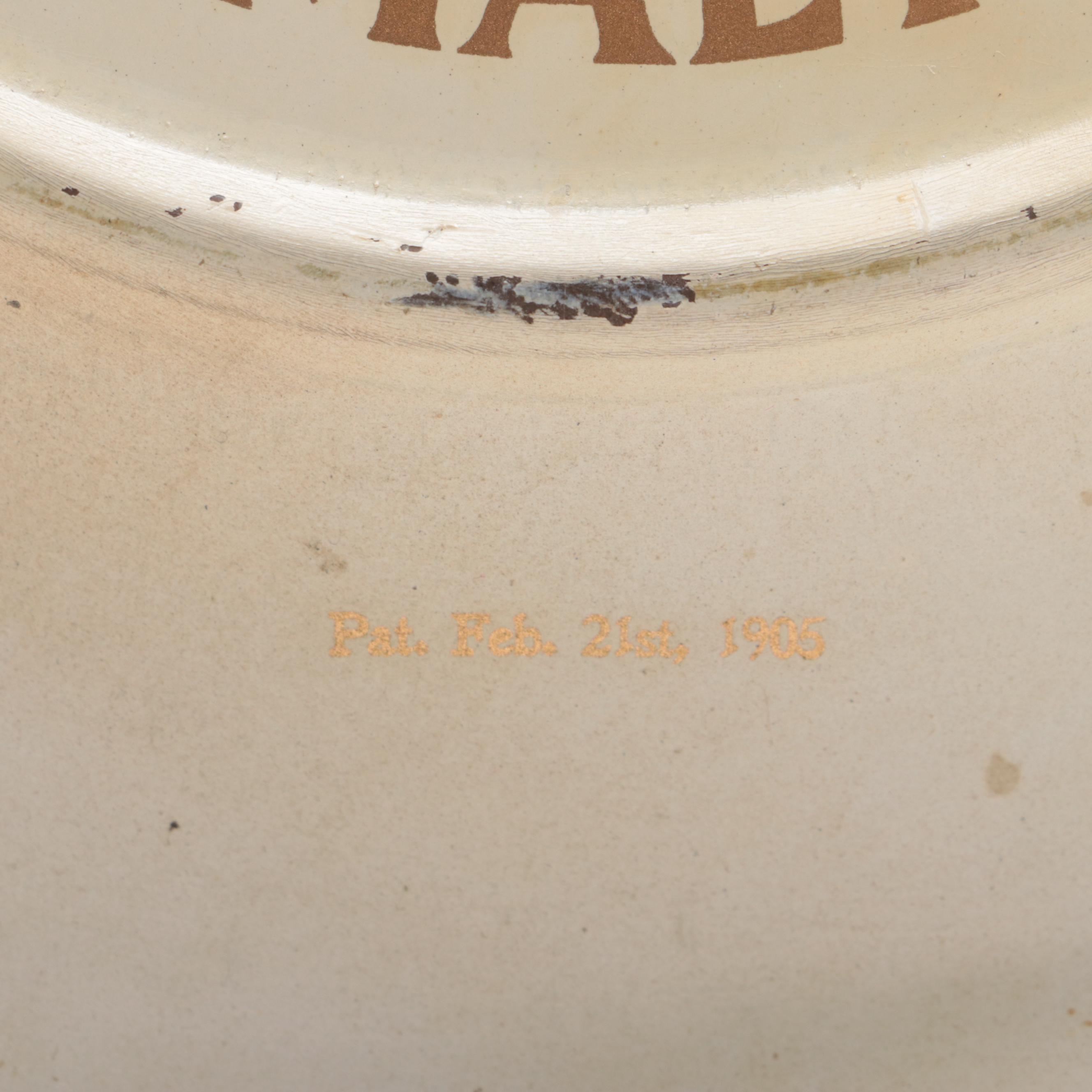 Bruckmann Brewing Co. Pure Malt Beer Lithograph Plate, 1912