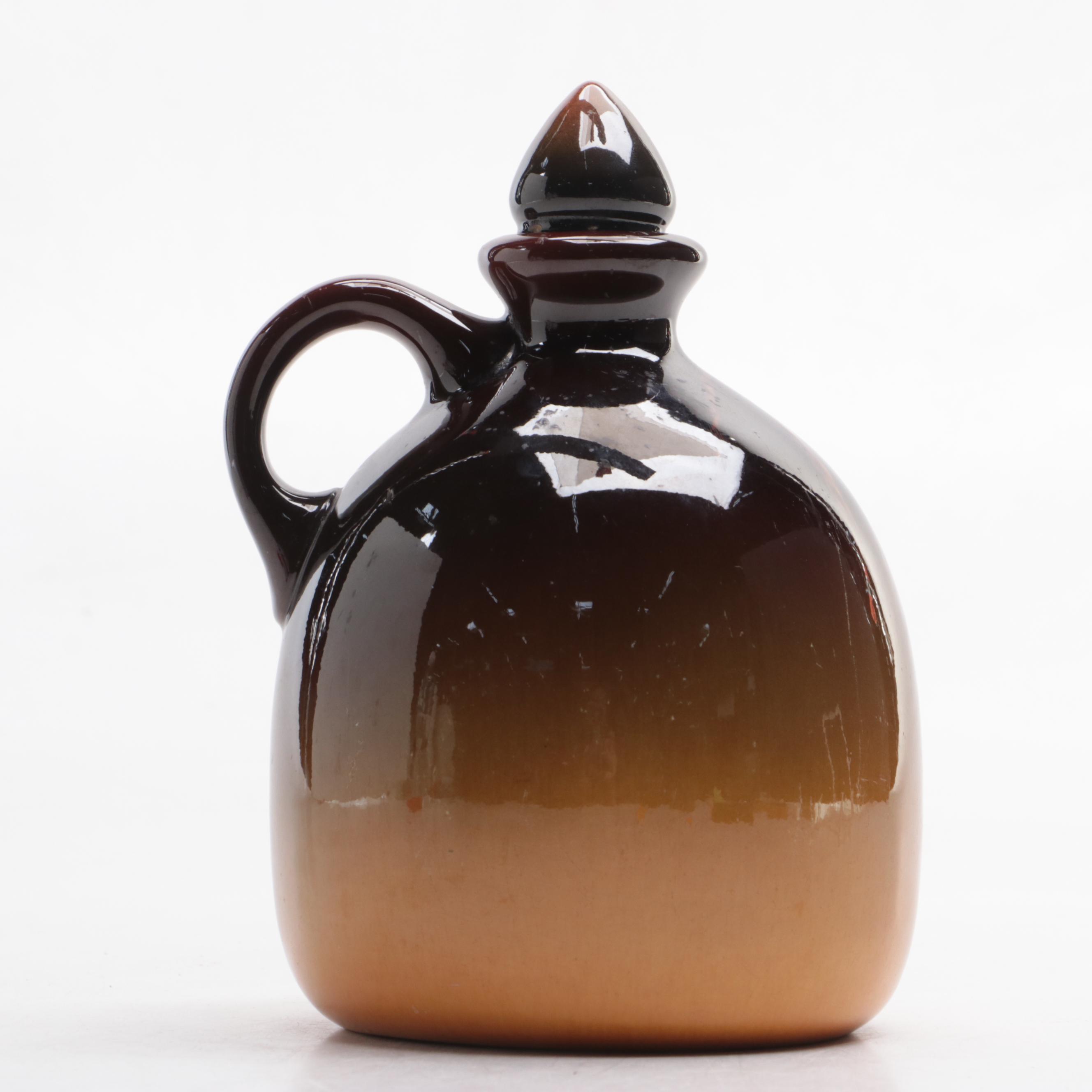 Lenore Asbury for Rookwood Pottery Standard Glaze Whiskey Jug, 1899