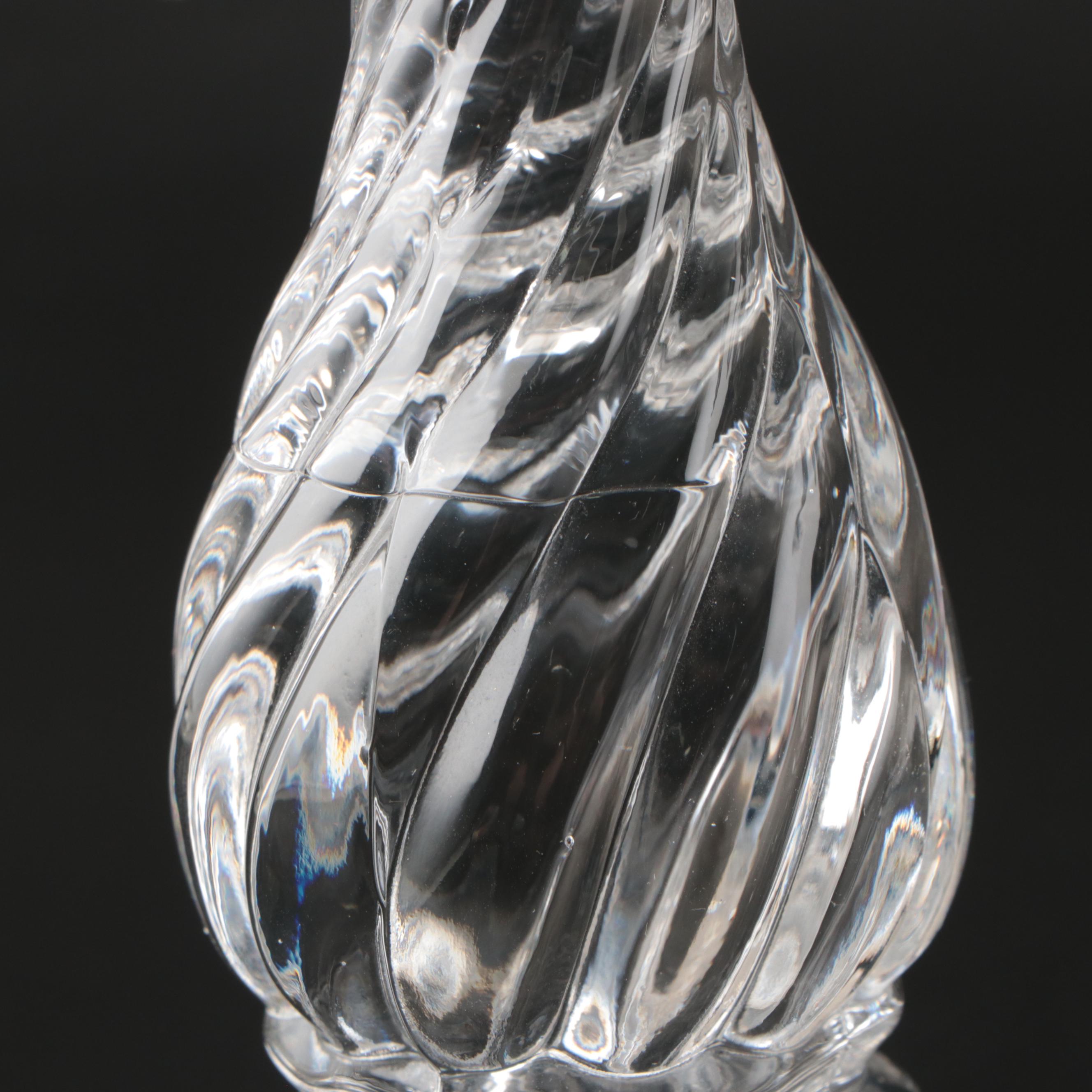 Fostoria "Colony" Crystal Single Light Candlestick Lustres