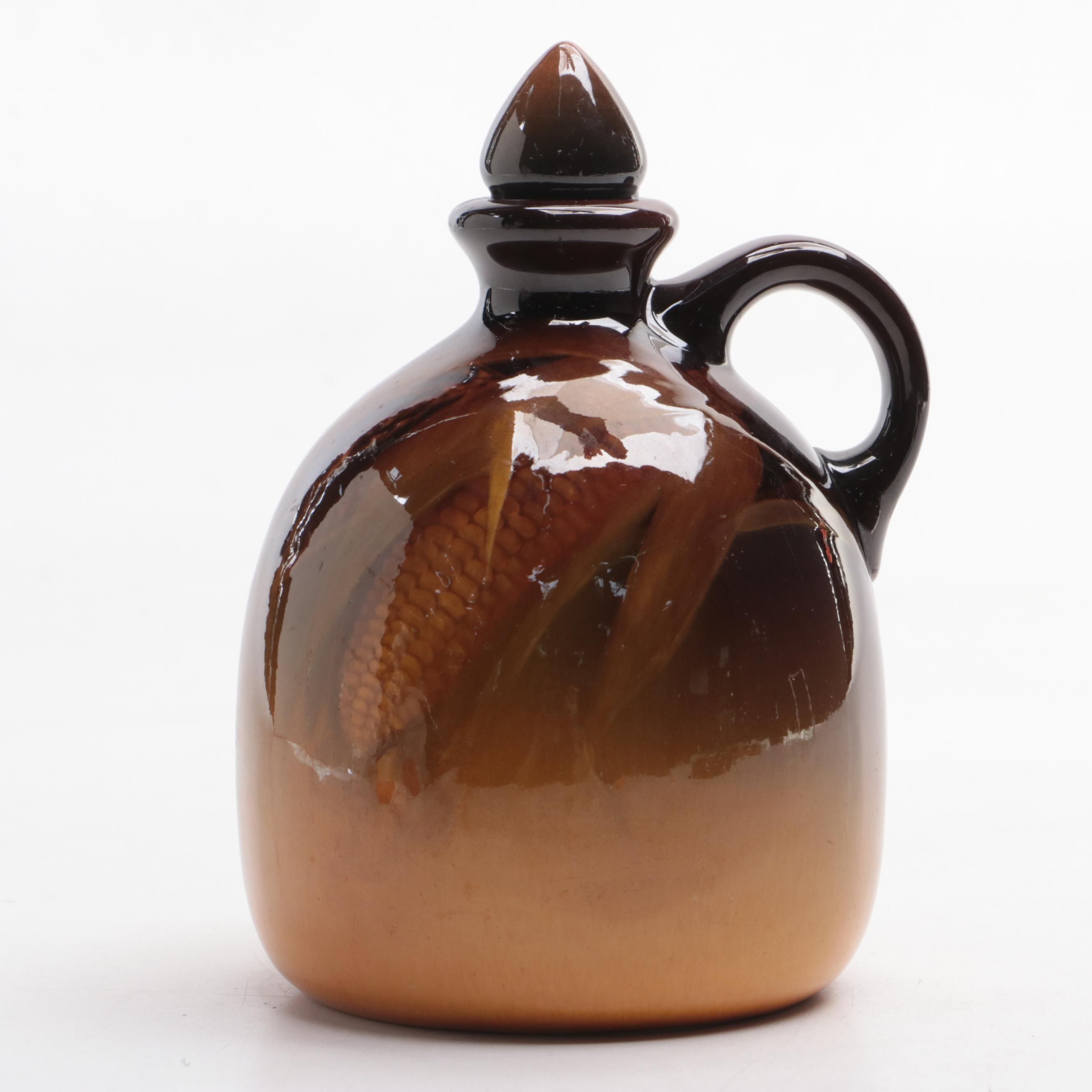 Lenore Asbury for Rookwood Pottery Standard Glaze Whiskey Jug, 1899