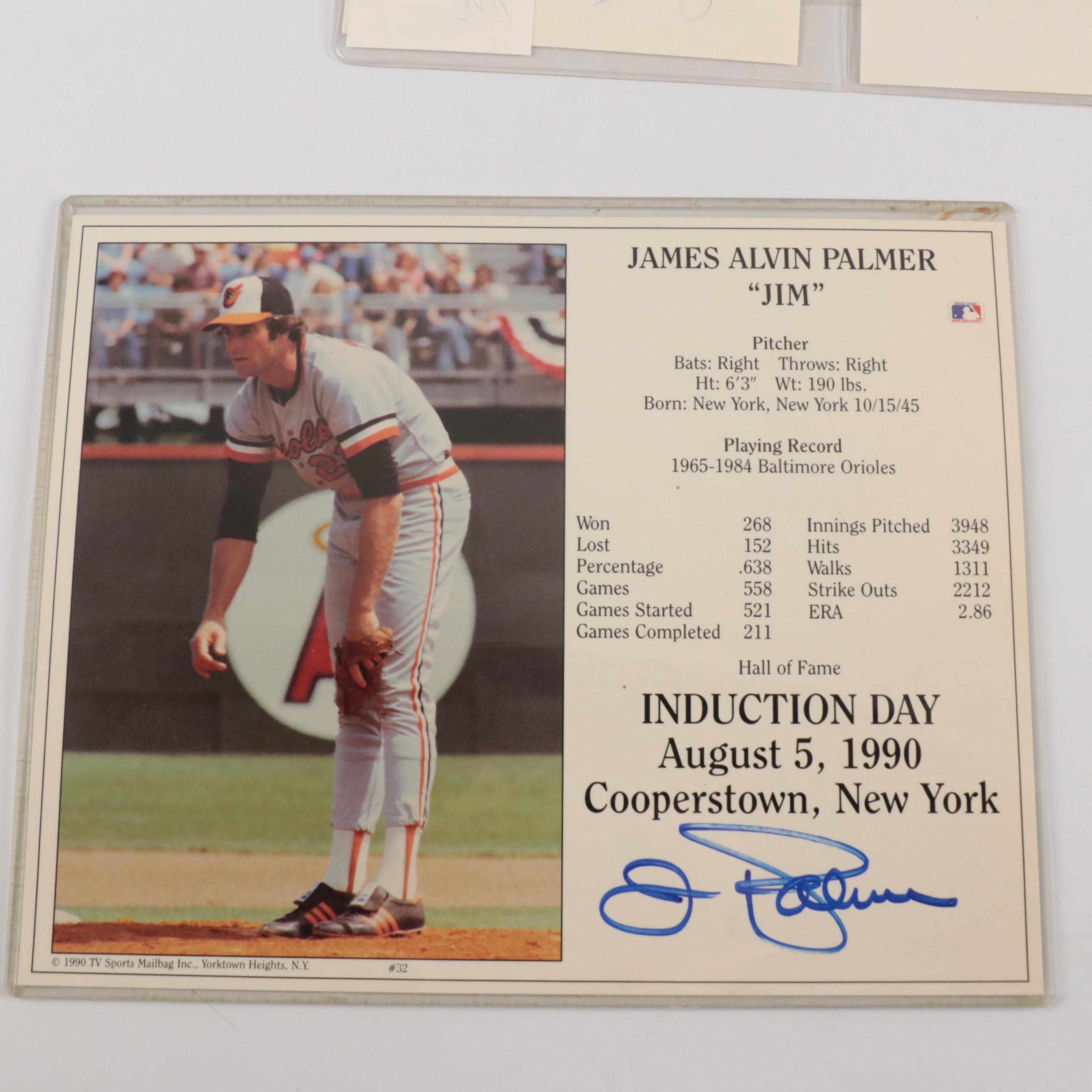 Jim Palmer, Harmon Killebrew and Other Signed Prints with More