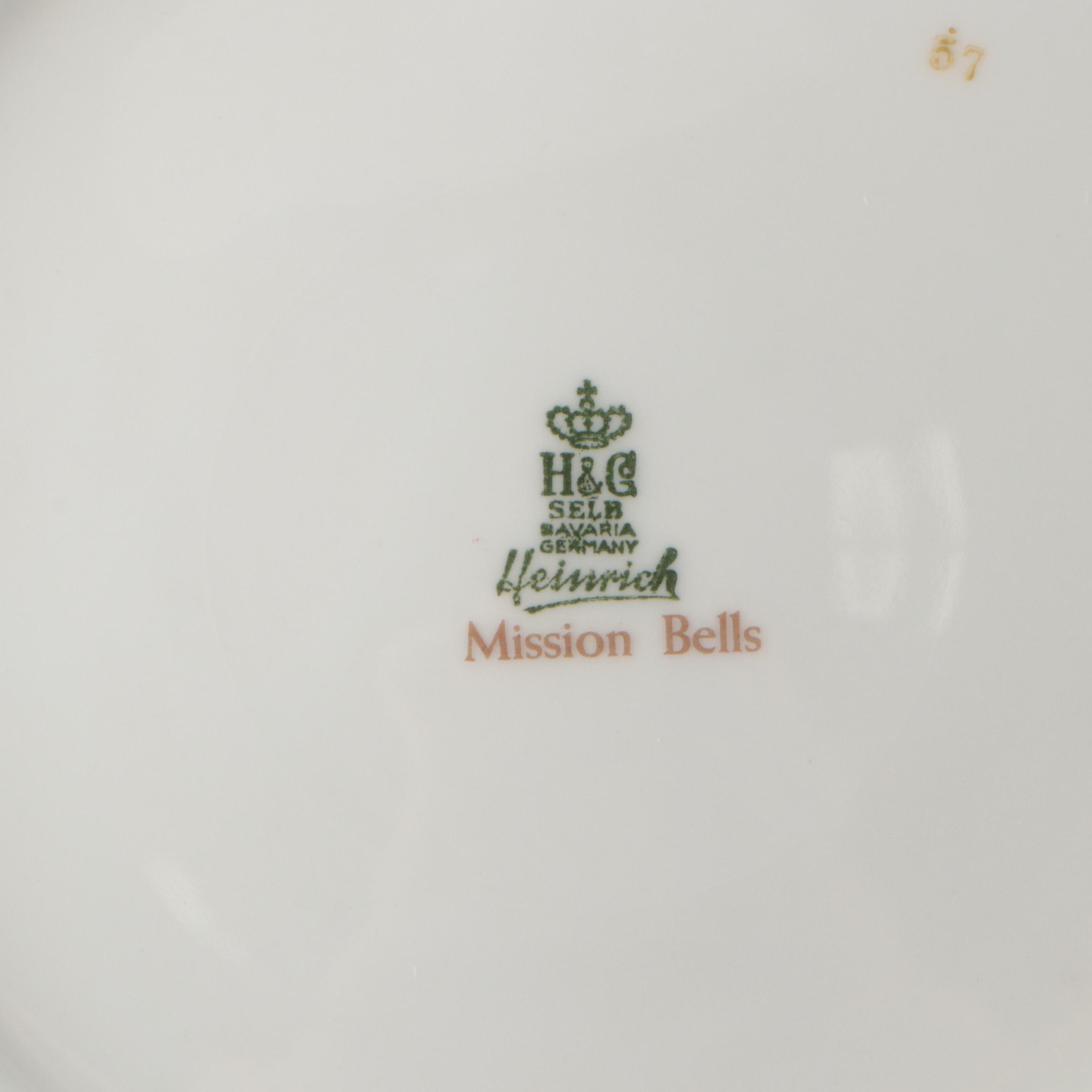 Franconia-Krautheim "Edelweiss" Porcelain Salad Plates and More Porcelain Dishes