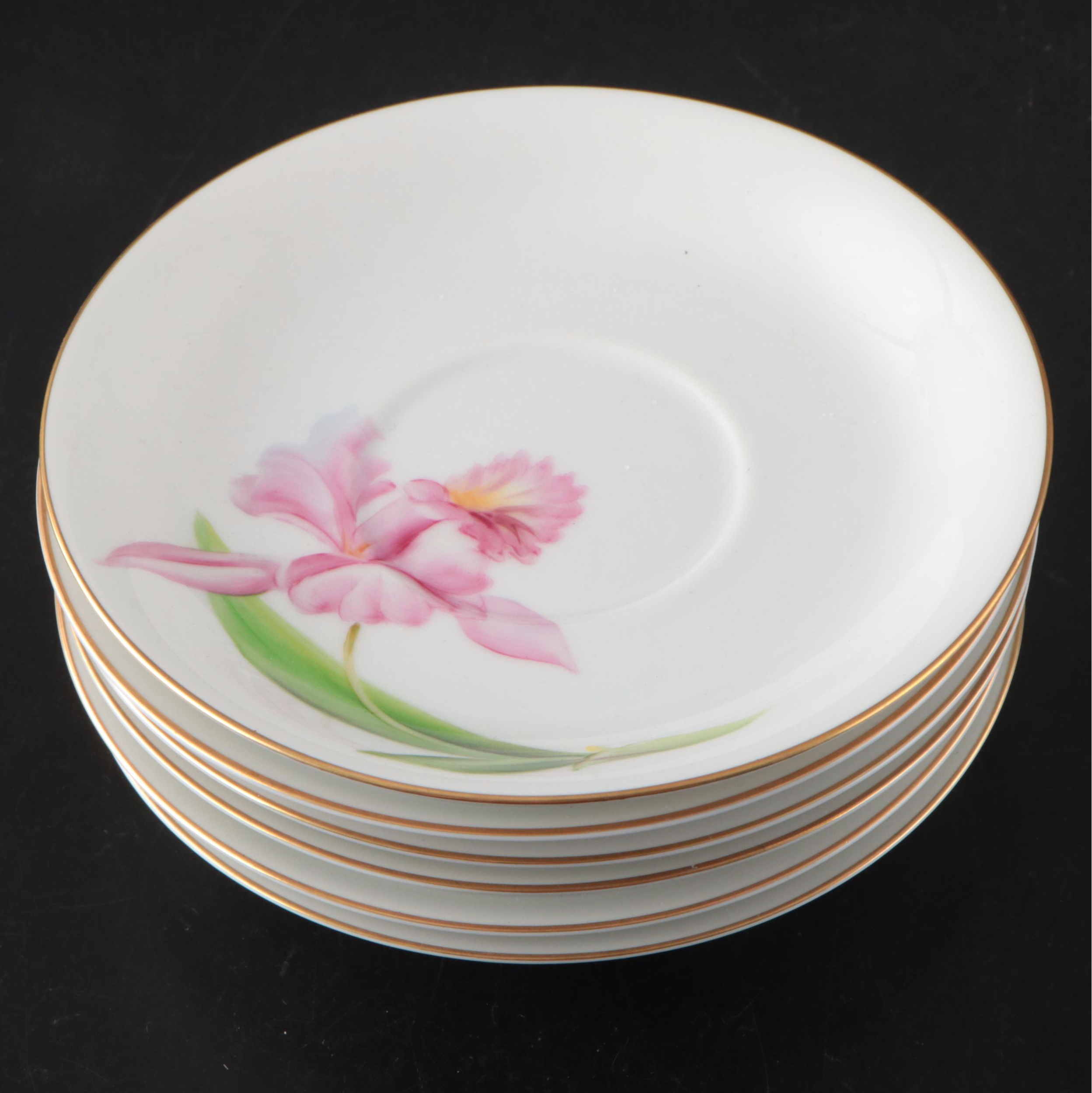 Franconia-Krautheim "Edelweiss" Porcelain Salad Plates and More Porcelain Dishes