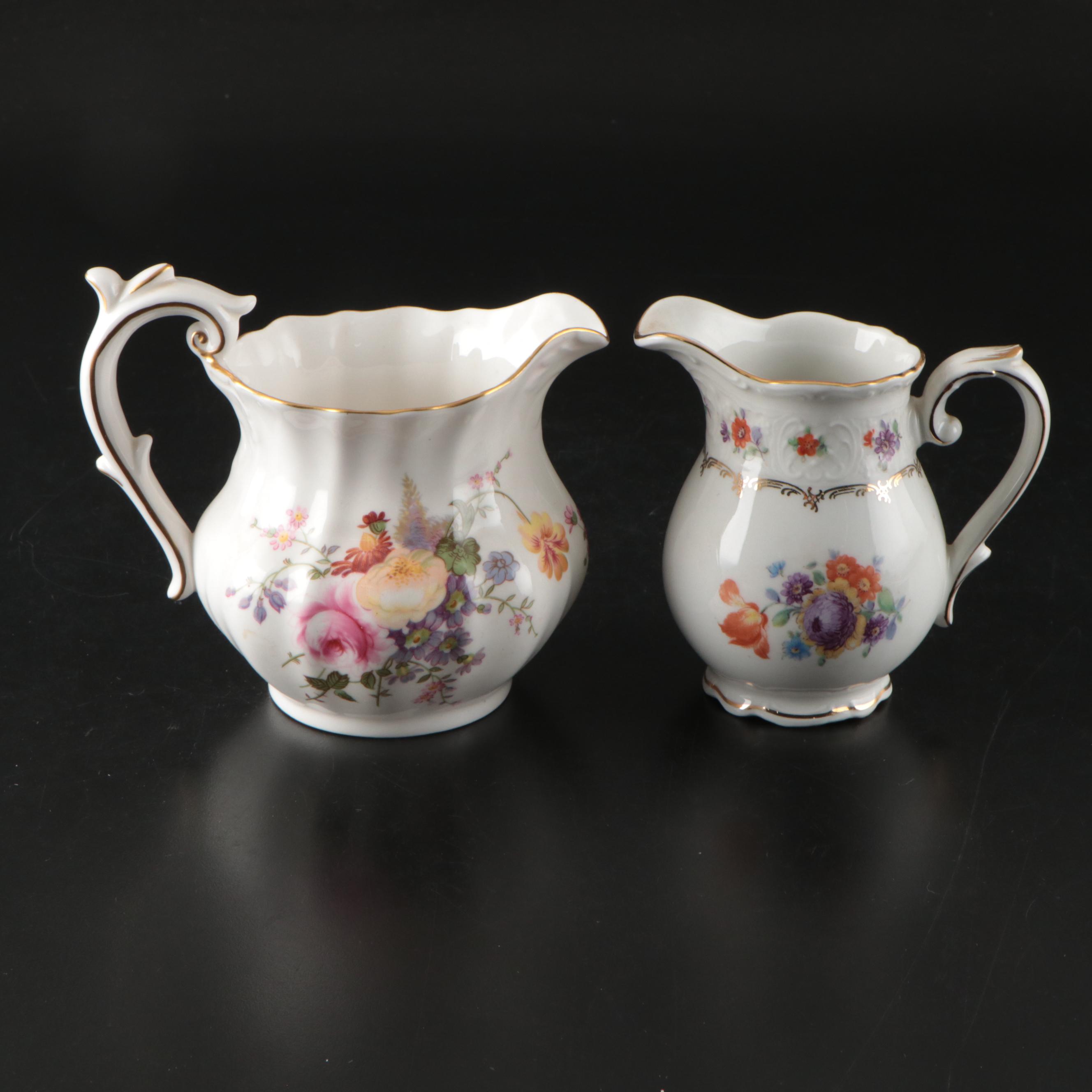 Franconia-Krautheim "Edelweiss" Porcelain Salad Plates and More Porcelain Dishes