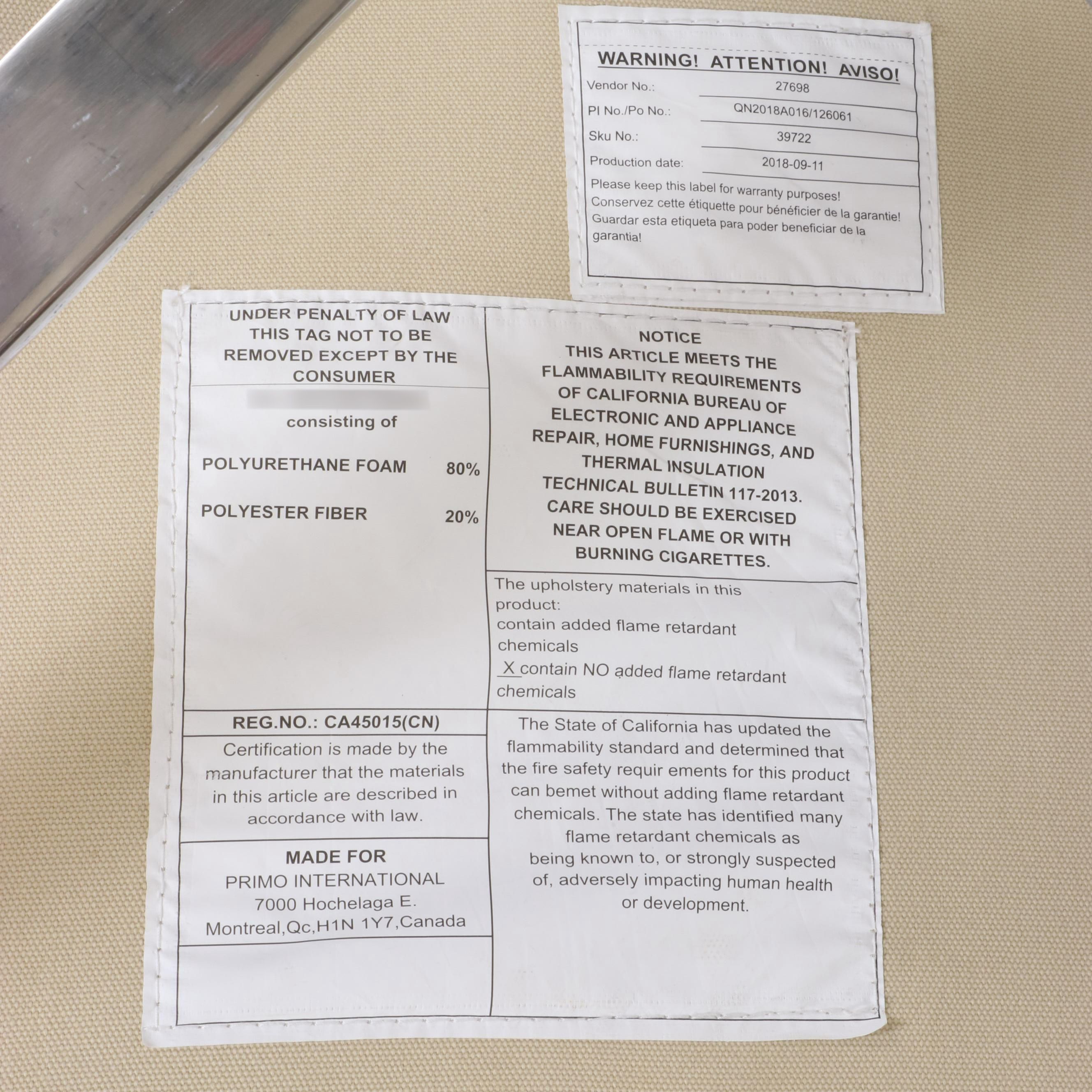 Sigurd Ressell Style Chromed Metal, Leather and Fabric Falcon Chair