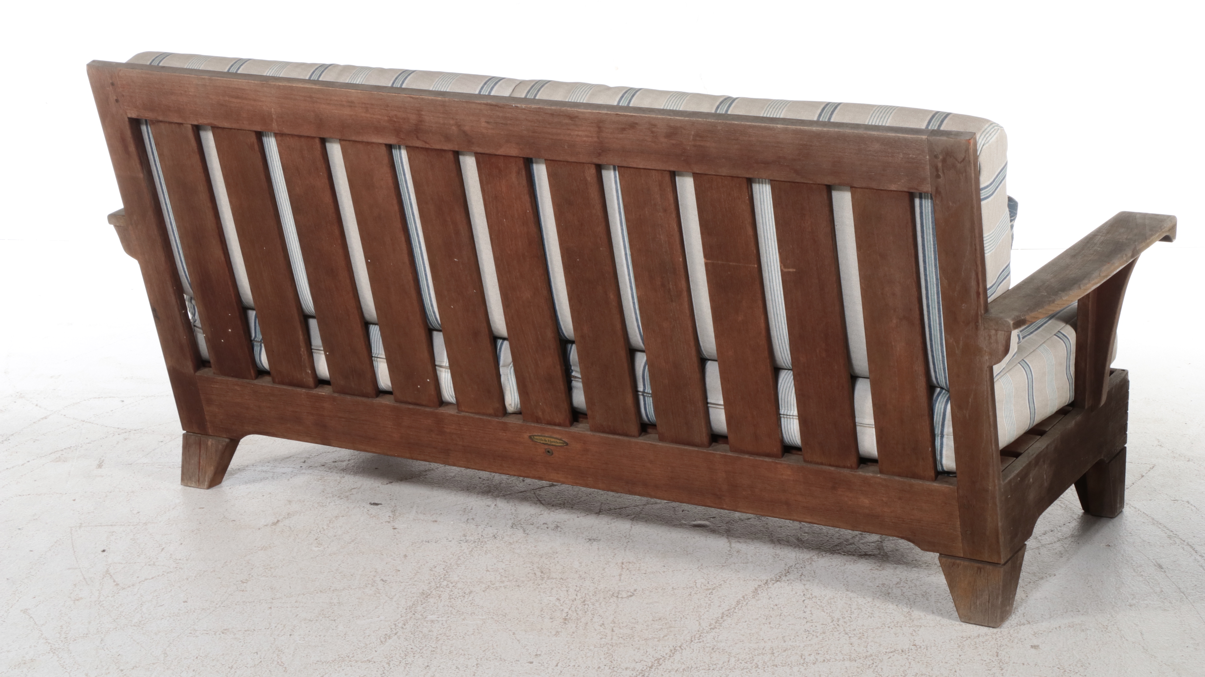 Smith & Hawken Six-Piece Teak Patio Lounge Seating