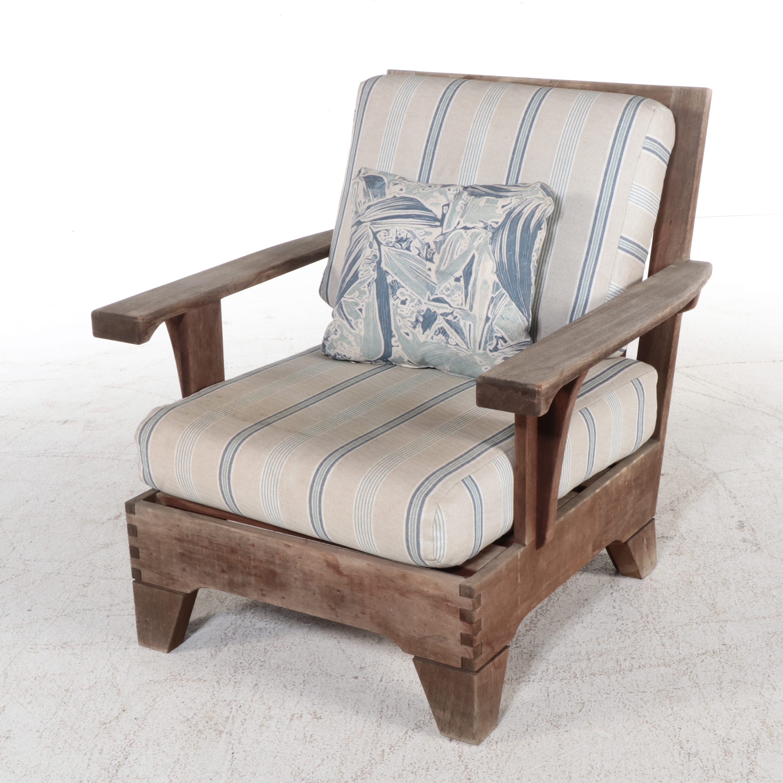 Smith & Hawken Six-Piece Teak Patio Lounge Seating