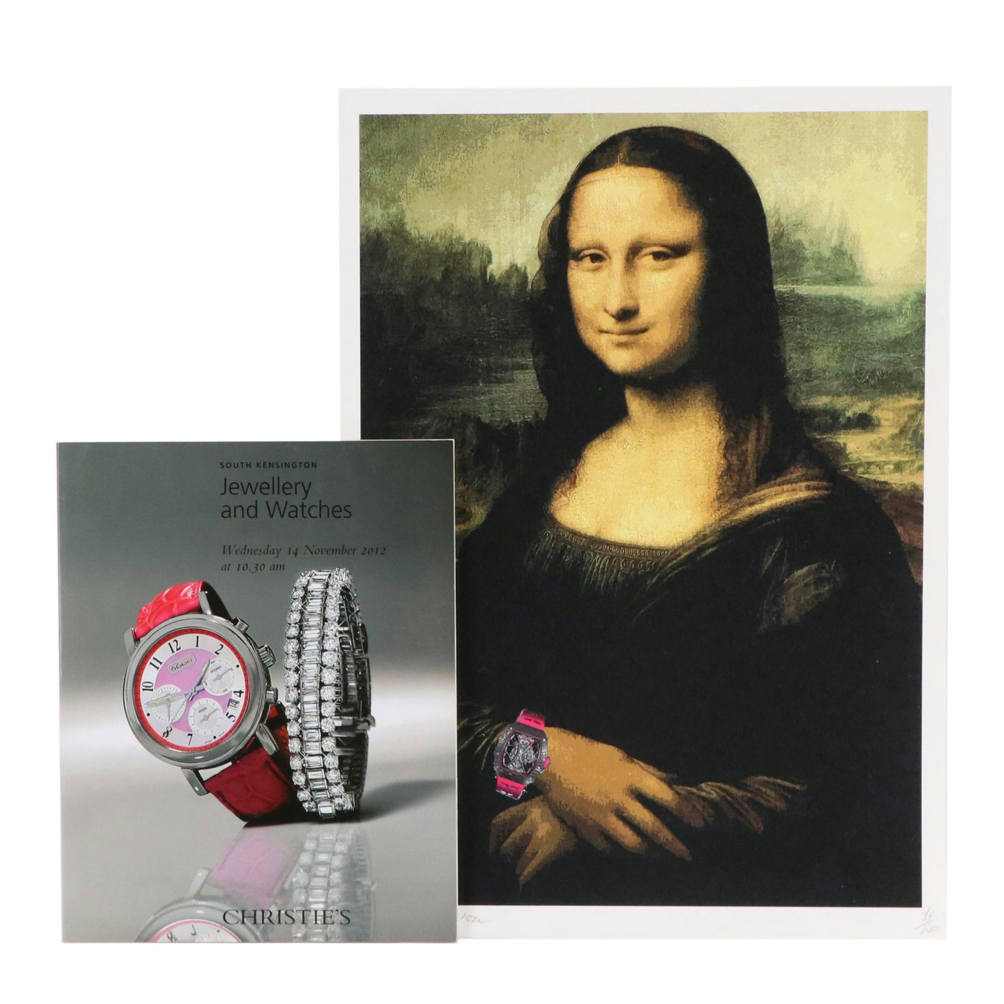 Death NYC Pop Art Graphic Print of Mona Lisa x Richard Mille Watch,  and More